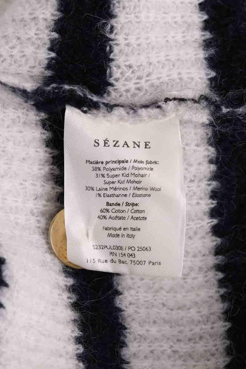 Pull SEZANE - Seconde main Blanc