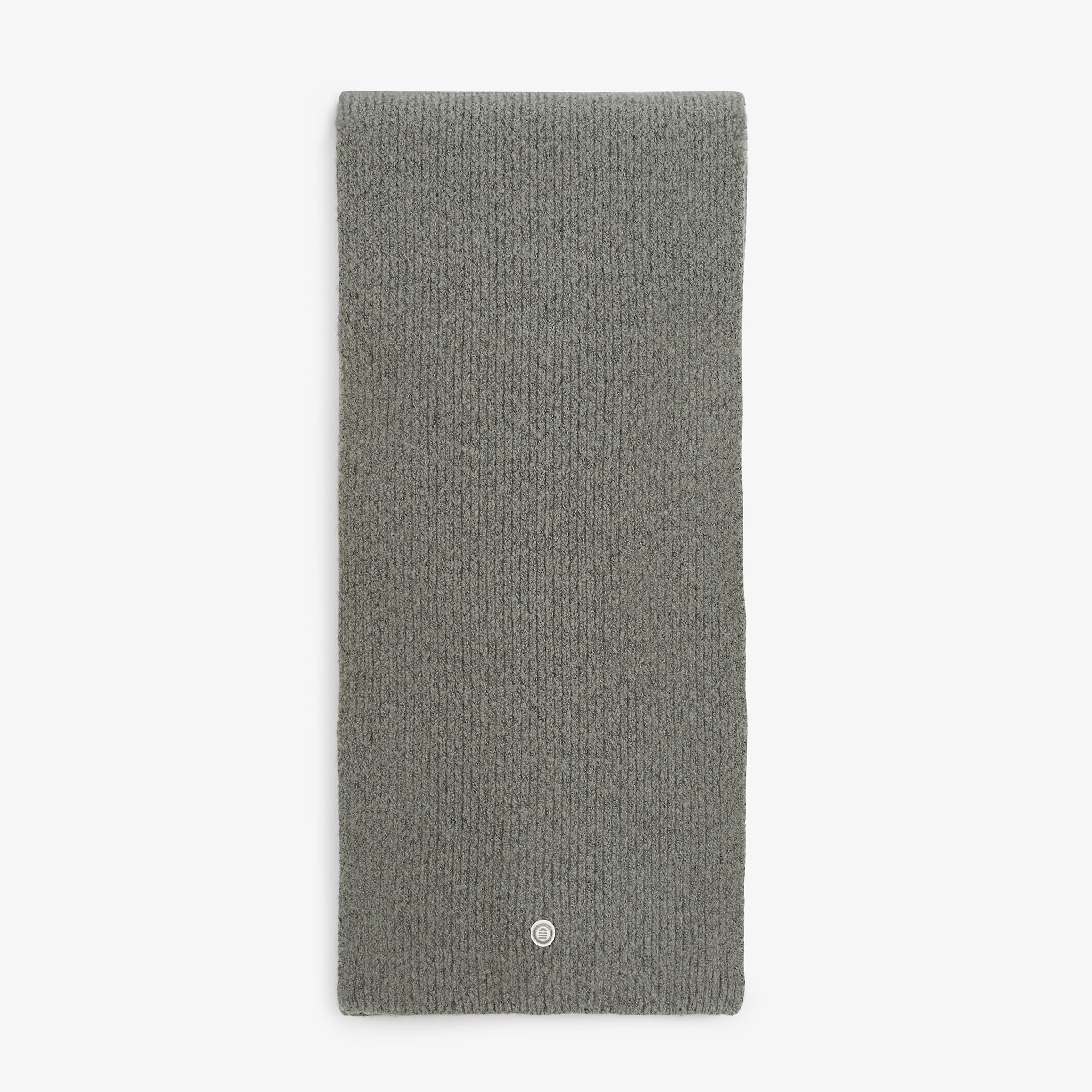 Rib-knit scarf SERGE BLANCO Grey