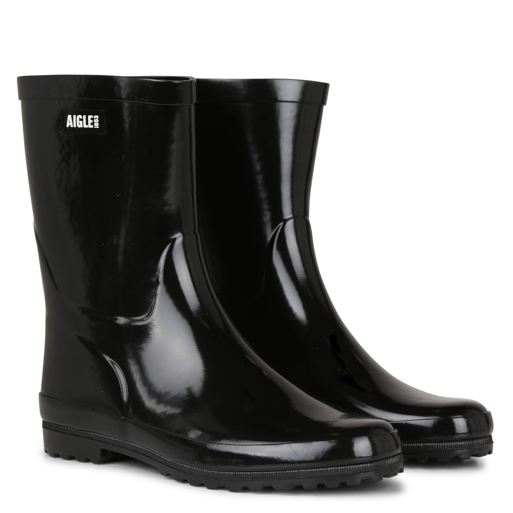 Lack-Gummistiefel AIGLE Schwarz
