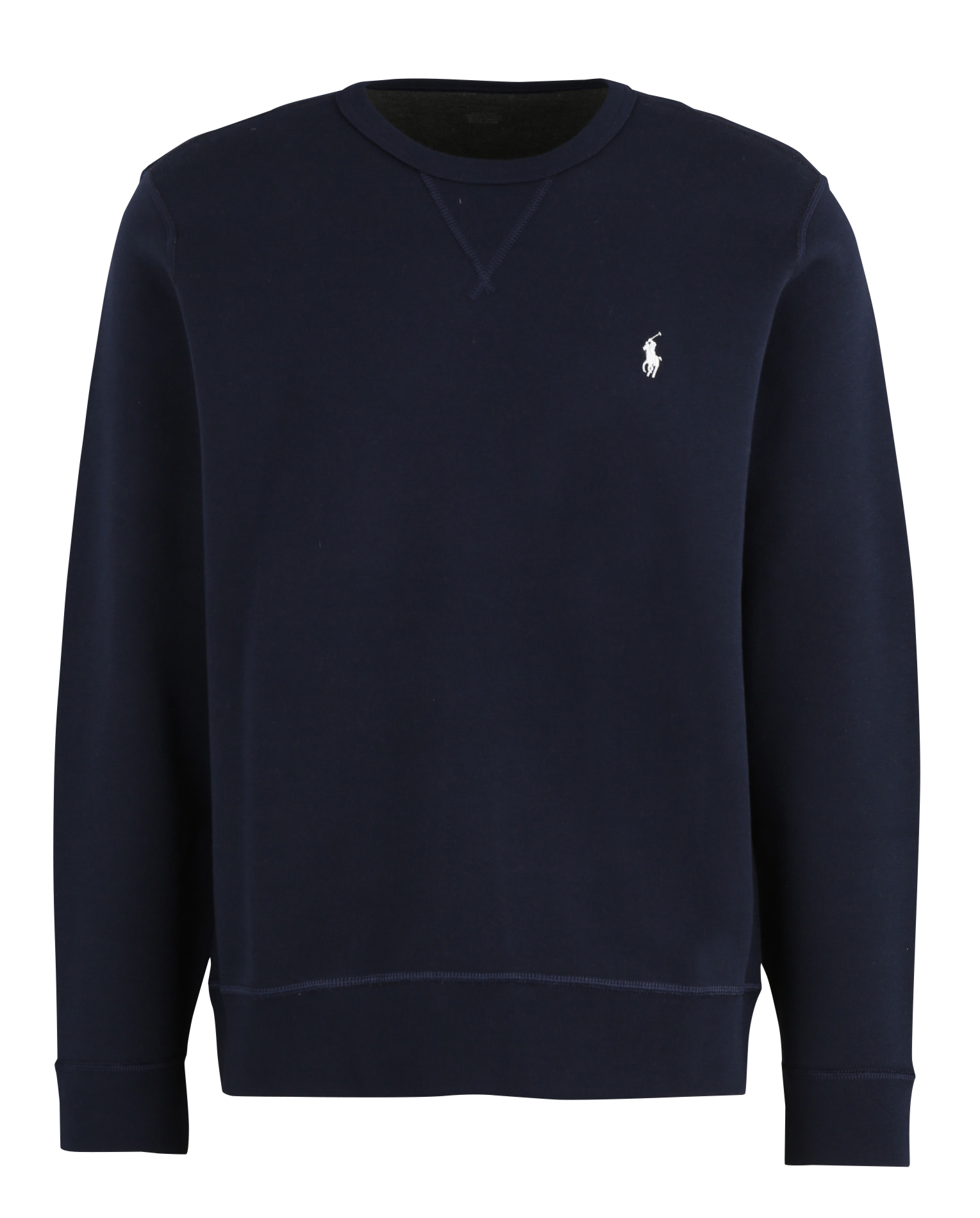 Sweater met hoog sluitende, ronde hals en geborduurd logo POLO RALPH LAUREN Blauw