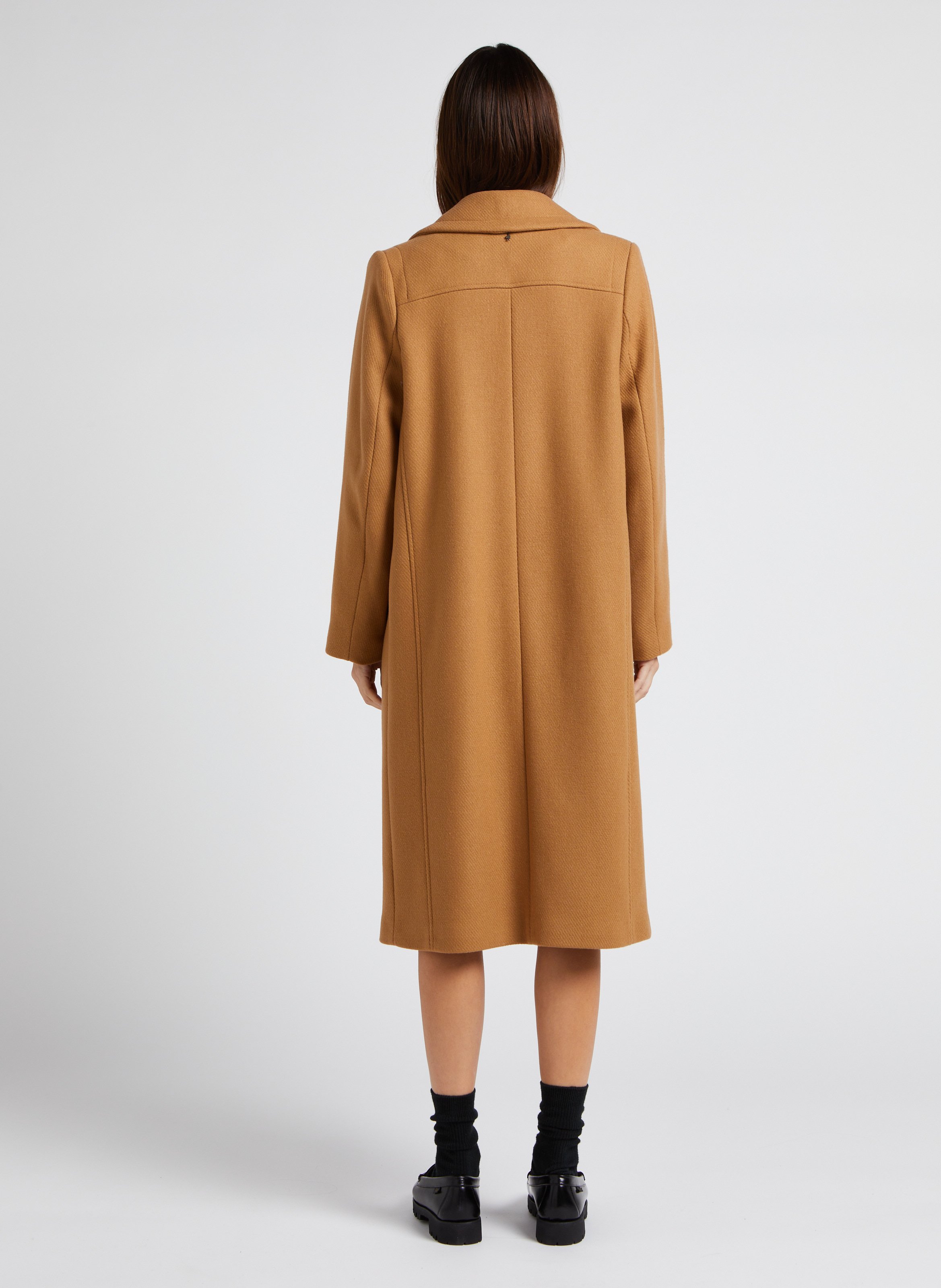 Long hot sale tailored coat