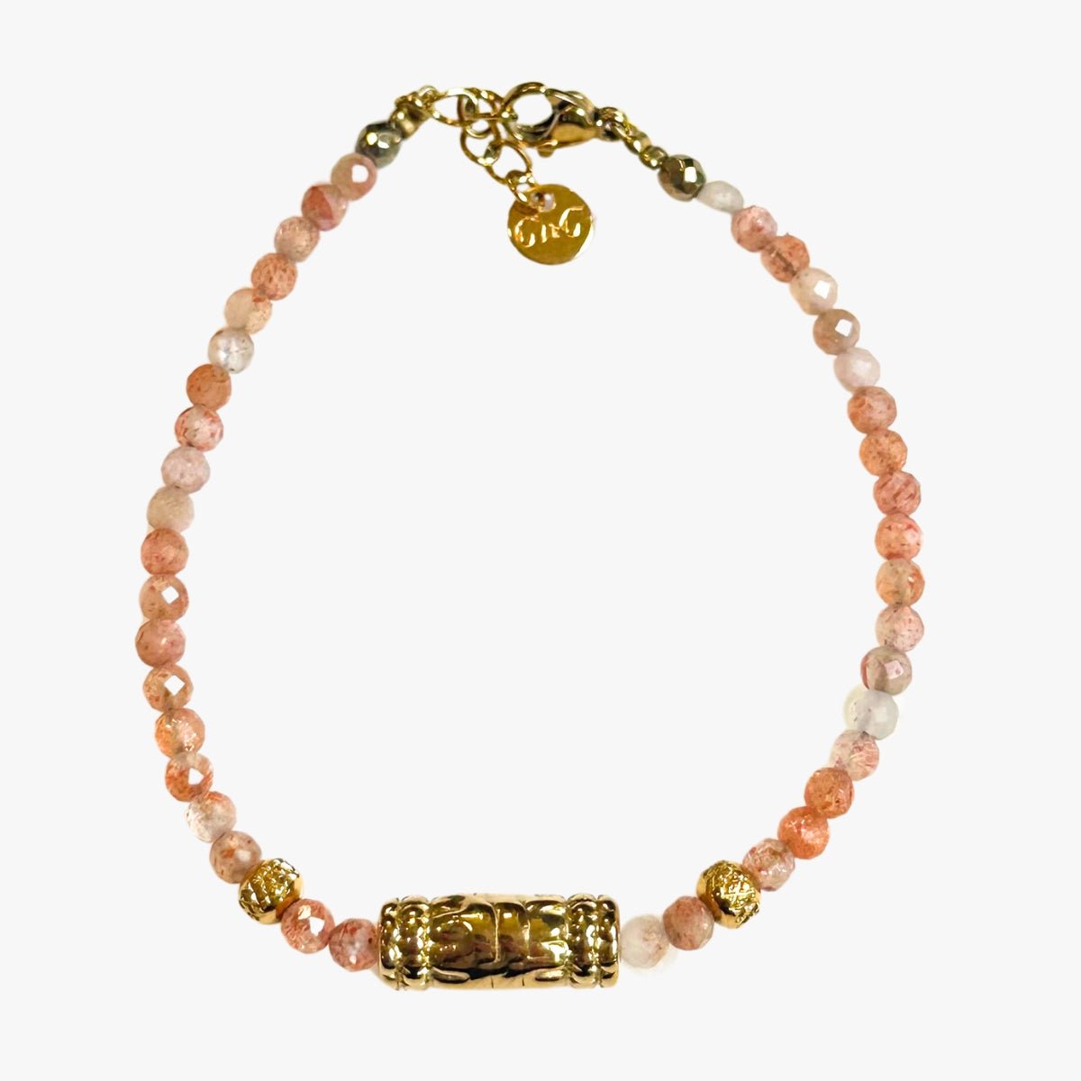 Sunstone bracelet GINANDGER Orange