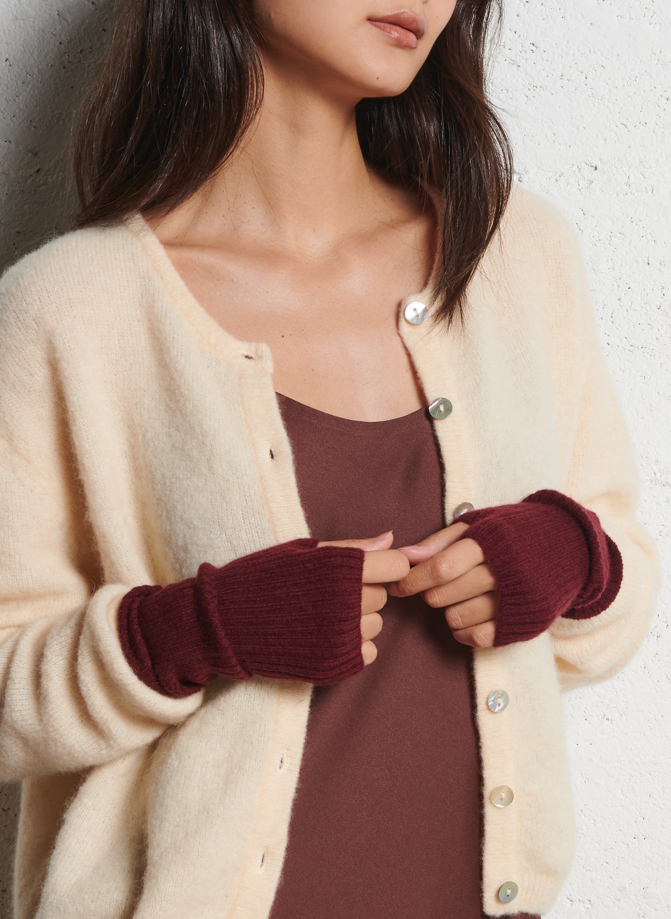 Halbhandschuhe aus Kaschmir KOON