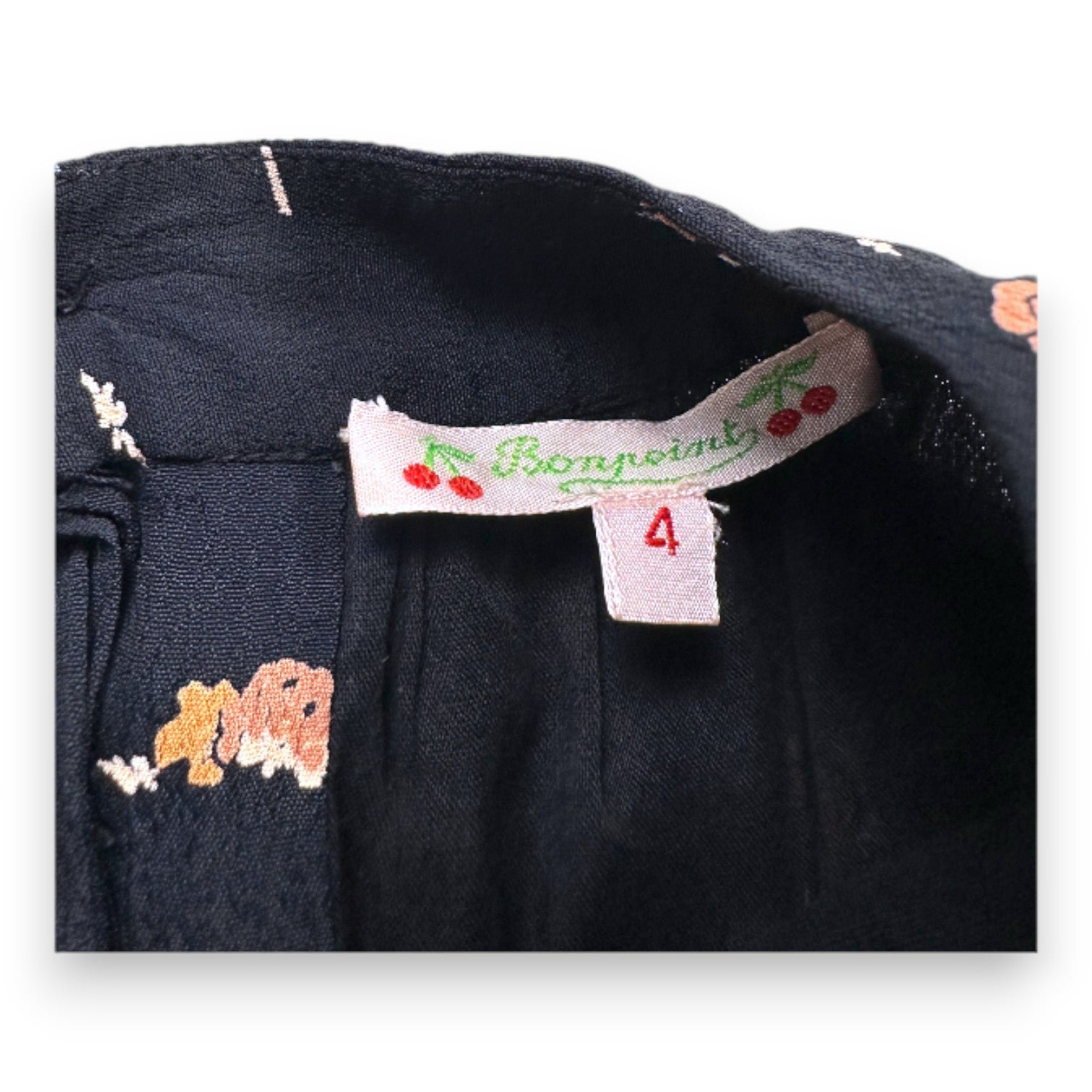 Black child's dress - 4 years BONPOINT - Seconde Main Black