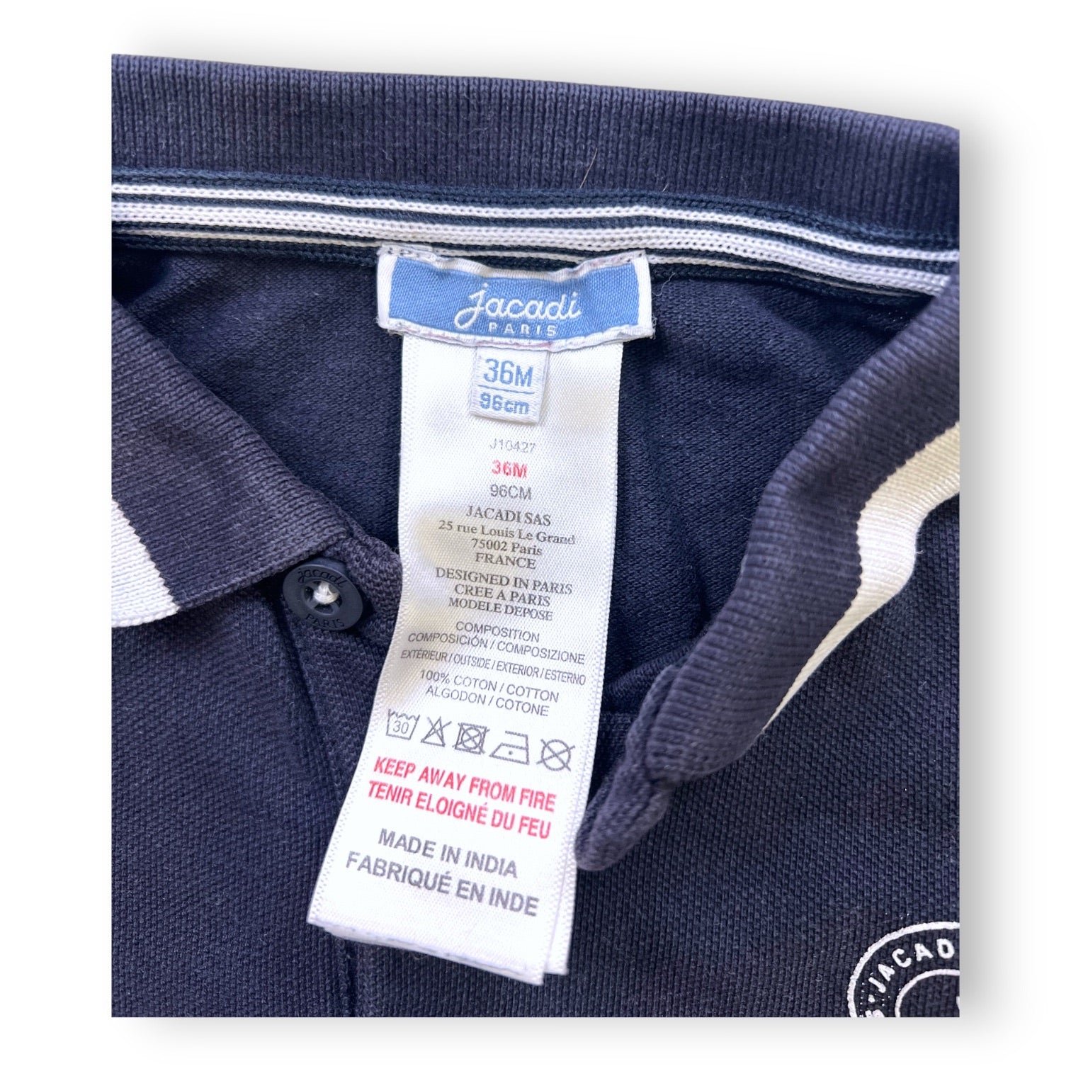 Blue Kids Polo - 3 years JACADI - Seconde Main Blue