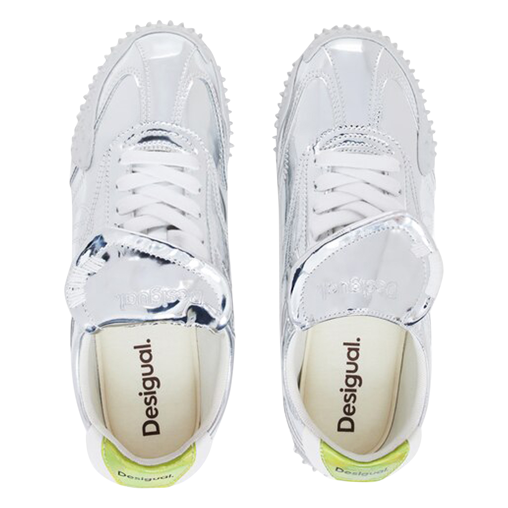 Metallic low-top sneakers DESIGUAL Black