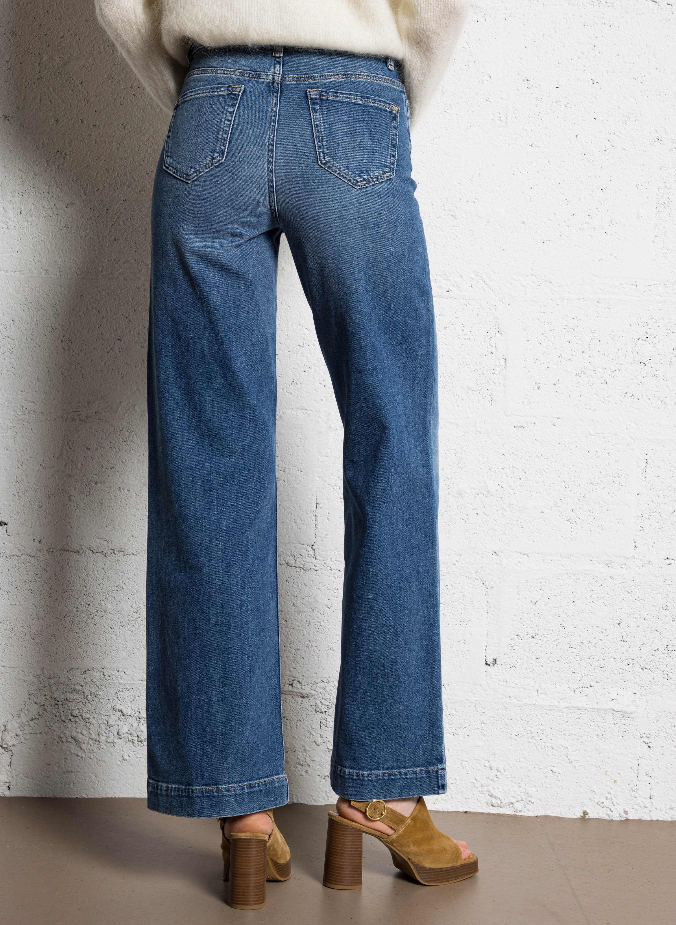 High-rise jeans MAISON 123 Blue
