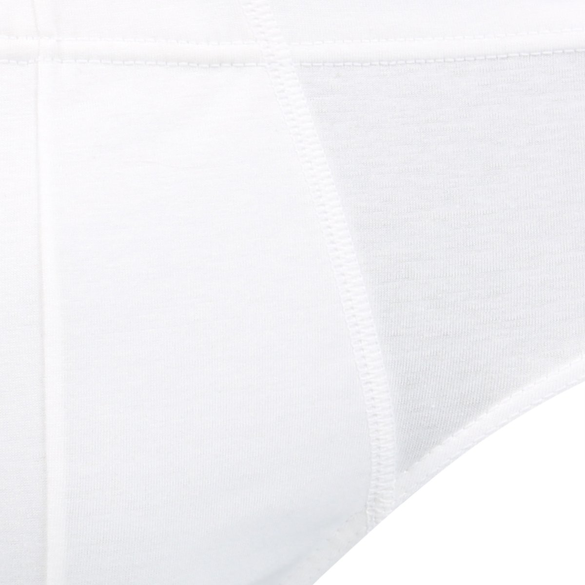 High-waisted closed cotton briefs from Egypt by Eminence EMINENCE White