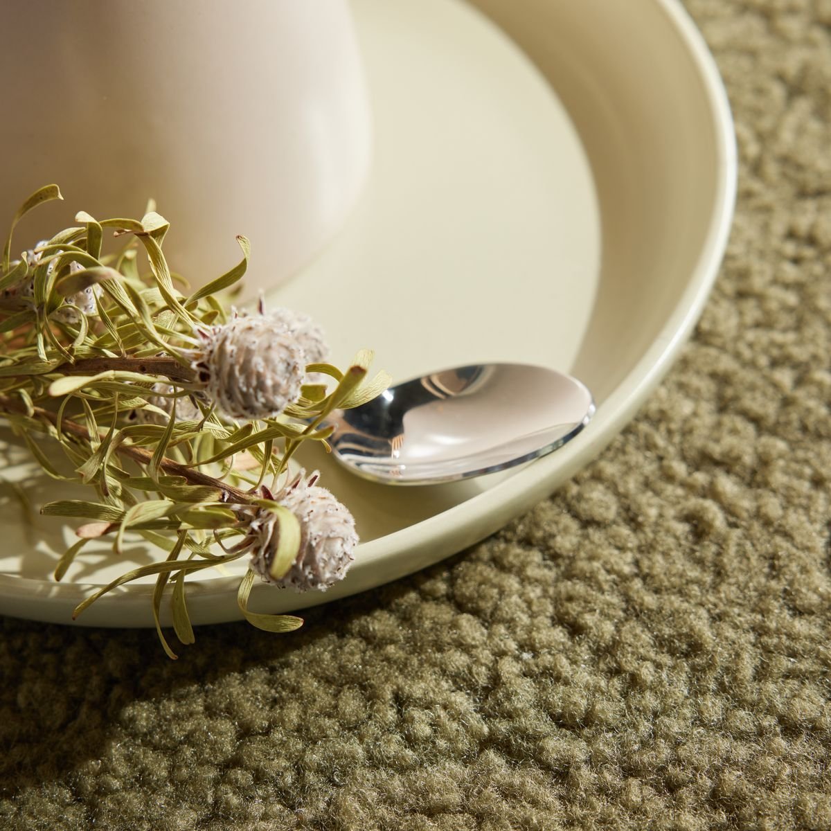 Square storage ottoman FACTORY Green