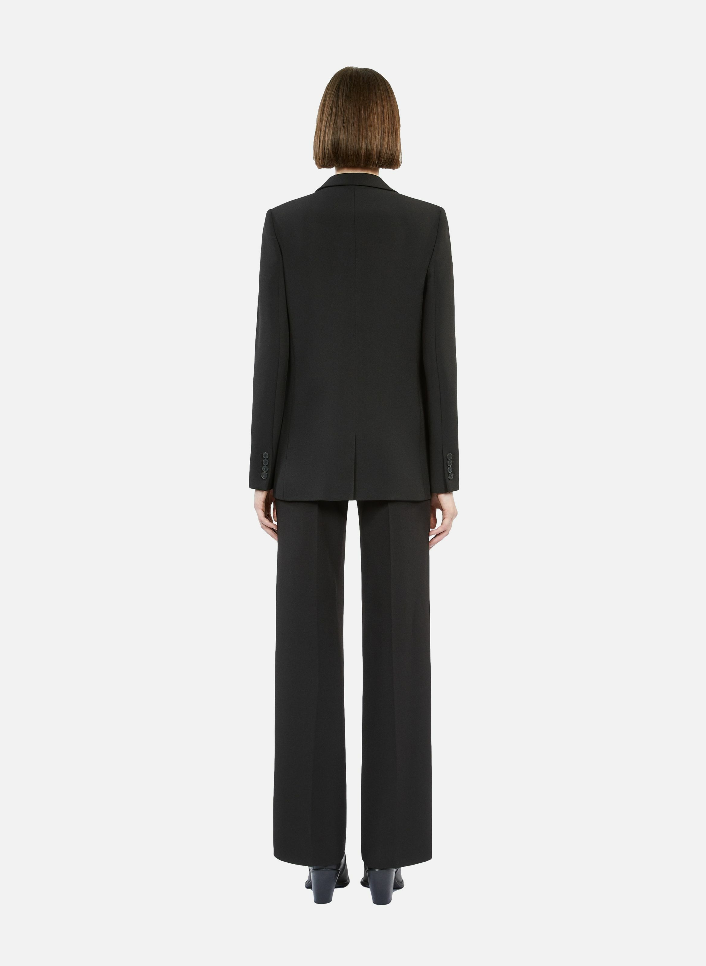 Straight-cut crepe blazer THE KOOPLES Black