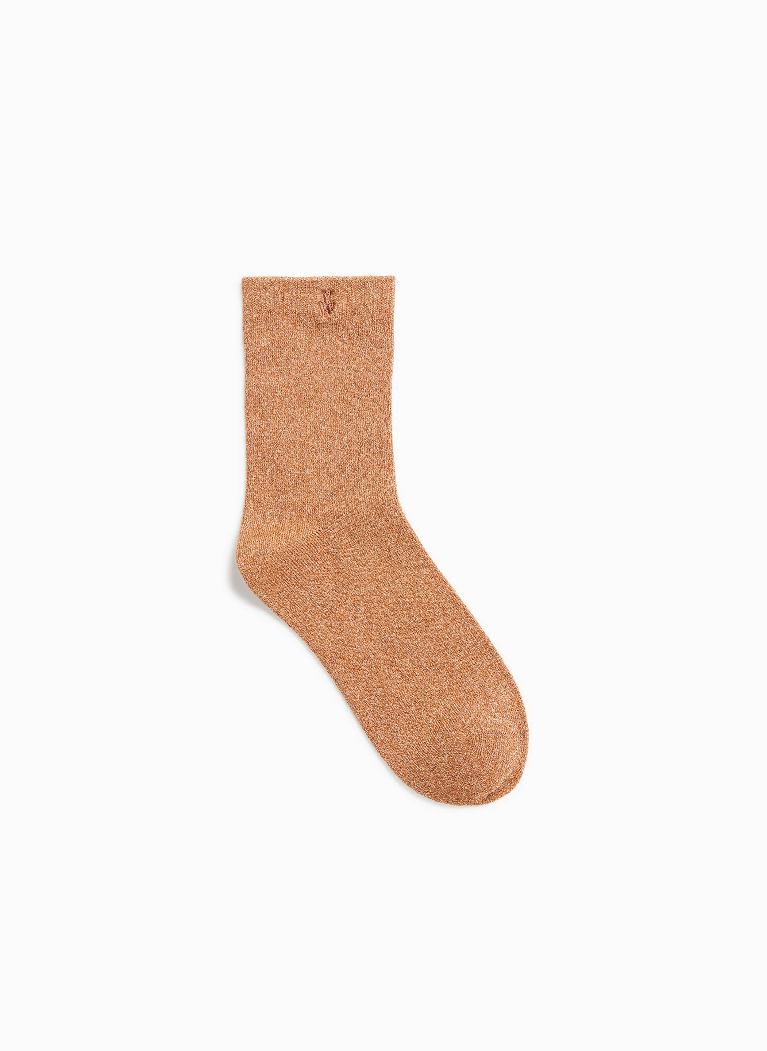 Glitter cotton-blend socks VANESSA WU
