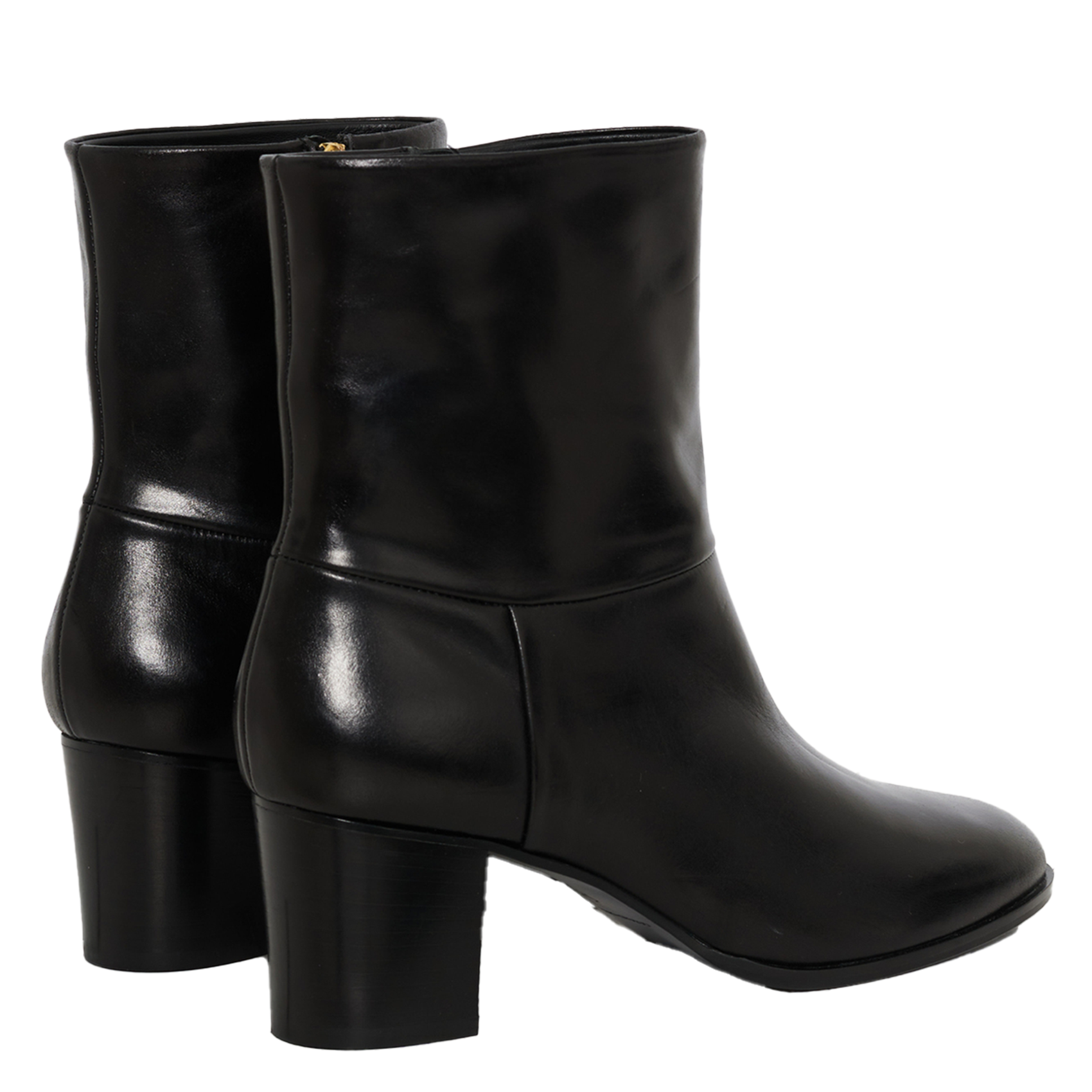 Bianca leather ankle boots GERARD DAREL Black