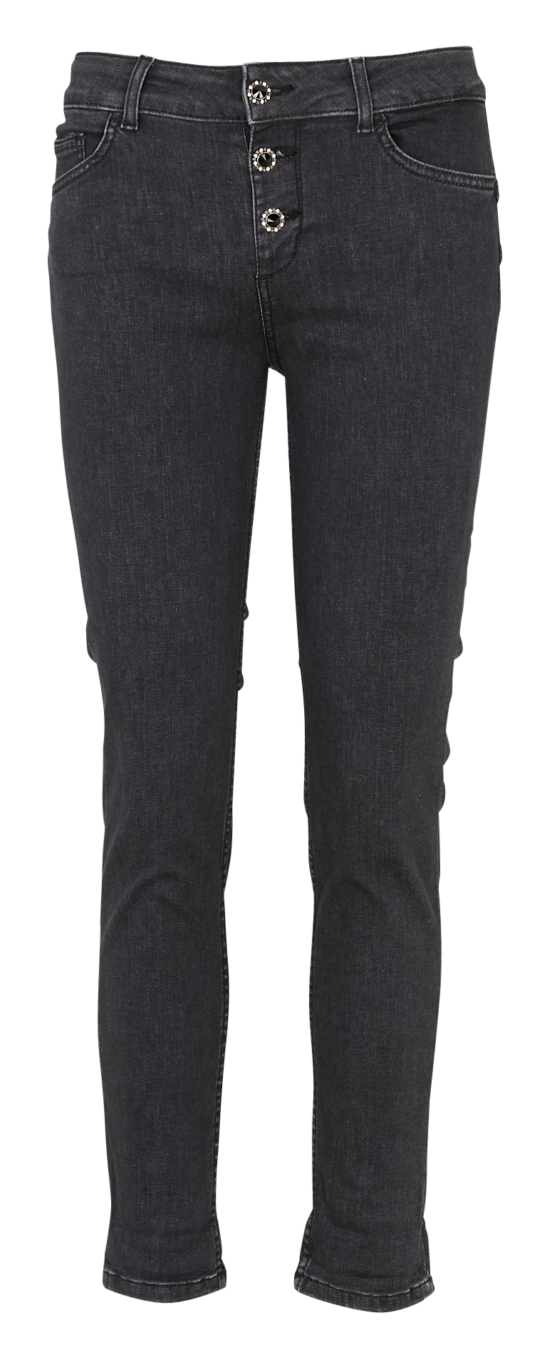 Skinny Jeans aus Baumwoll-Mix LIU JO Grau