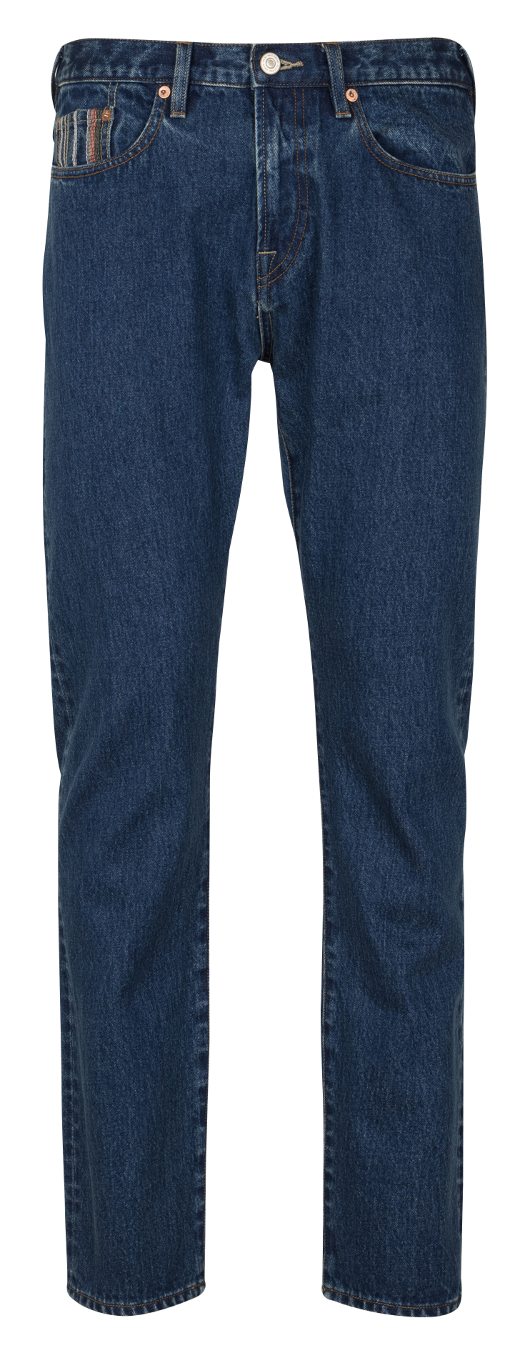 Cotton straight jeans PAUL SMITH Blue