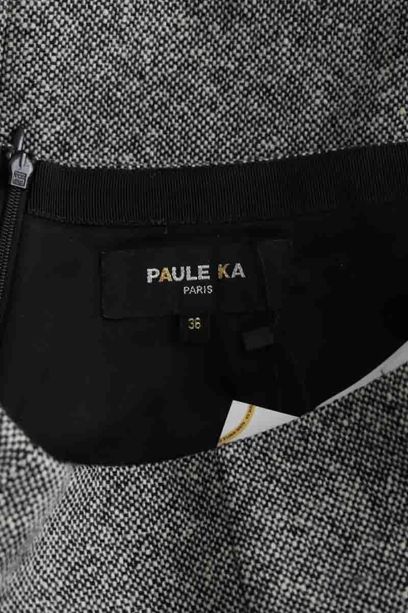 Wool mini skirt PAULE KA - Seconde main Black