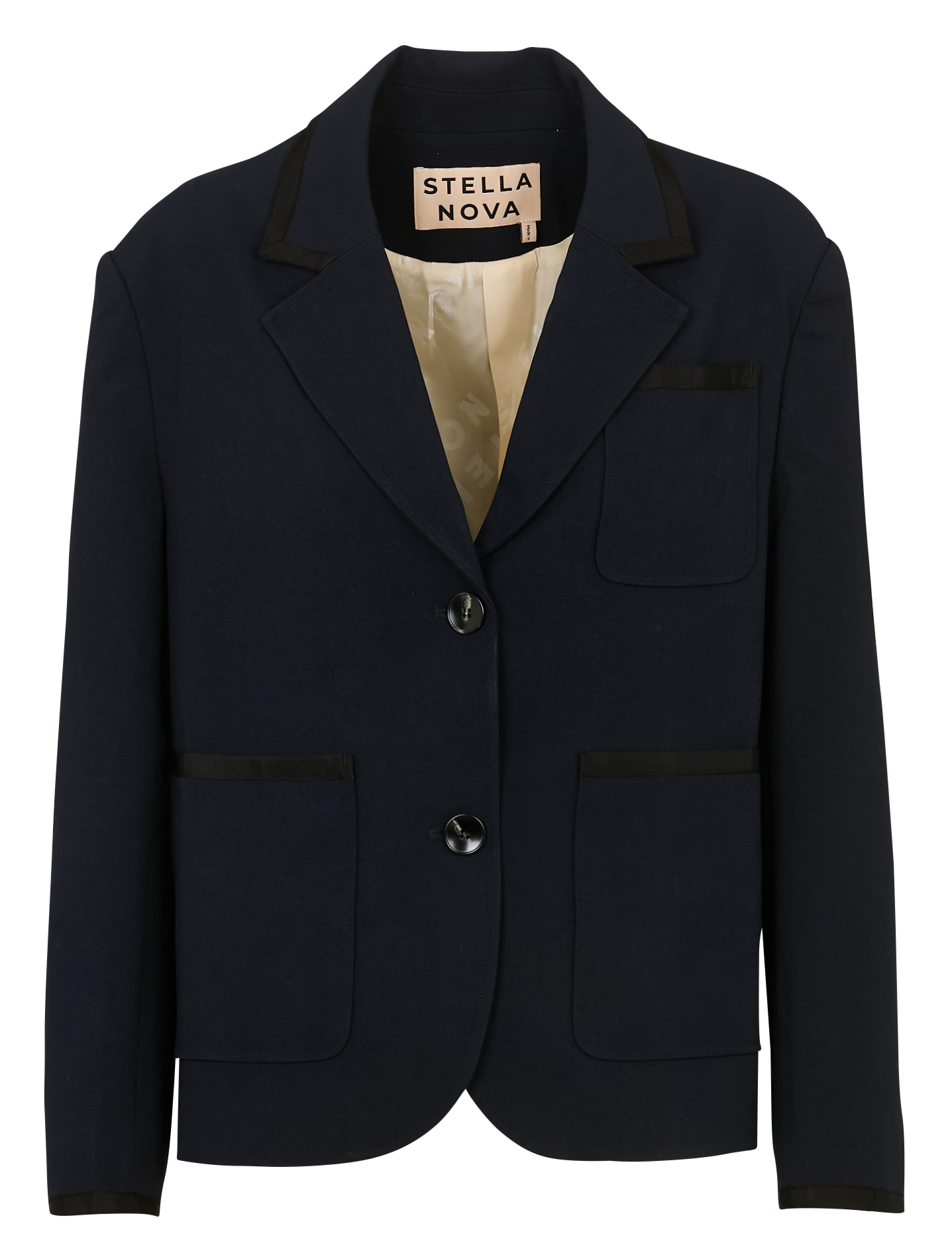 Veste de blazer droite  STELLA NOVA Bleu