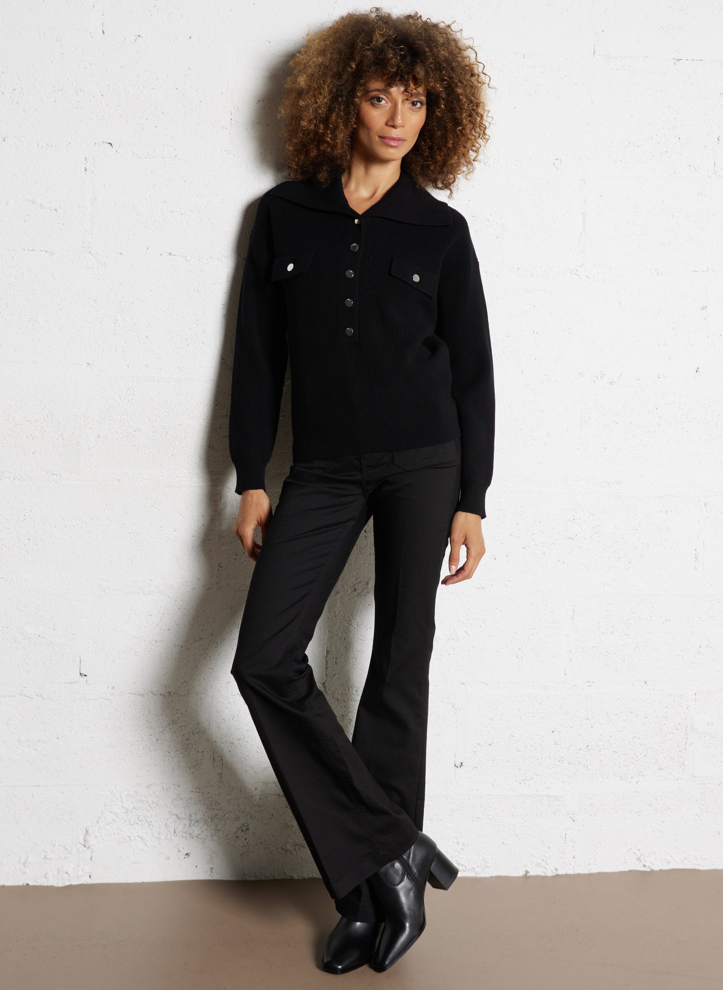 Bottines en cuir BOCAGE Noir