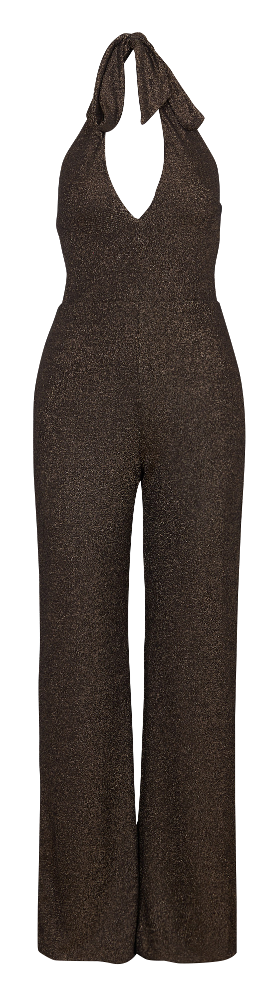 Combinaison fluide pailleté sans manches KOOKAI Doré