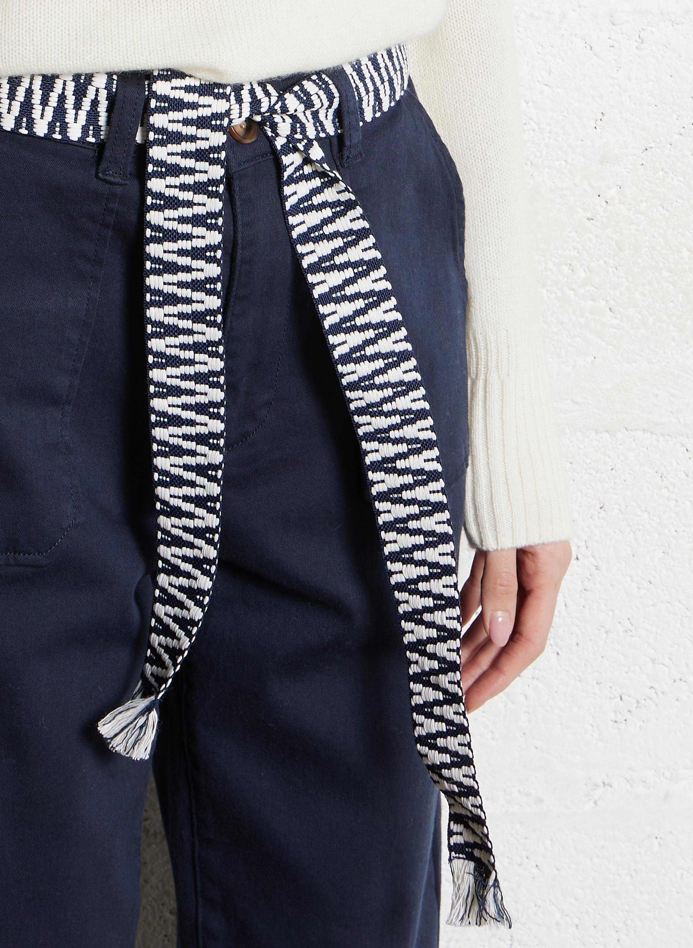 Jean droit en coton  LA PETITE ETOILE Bleu