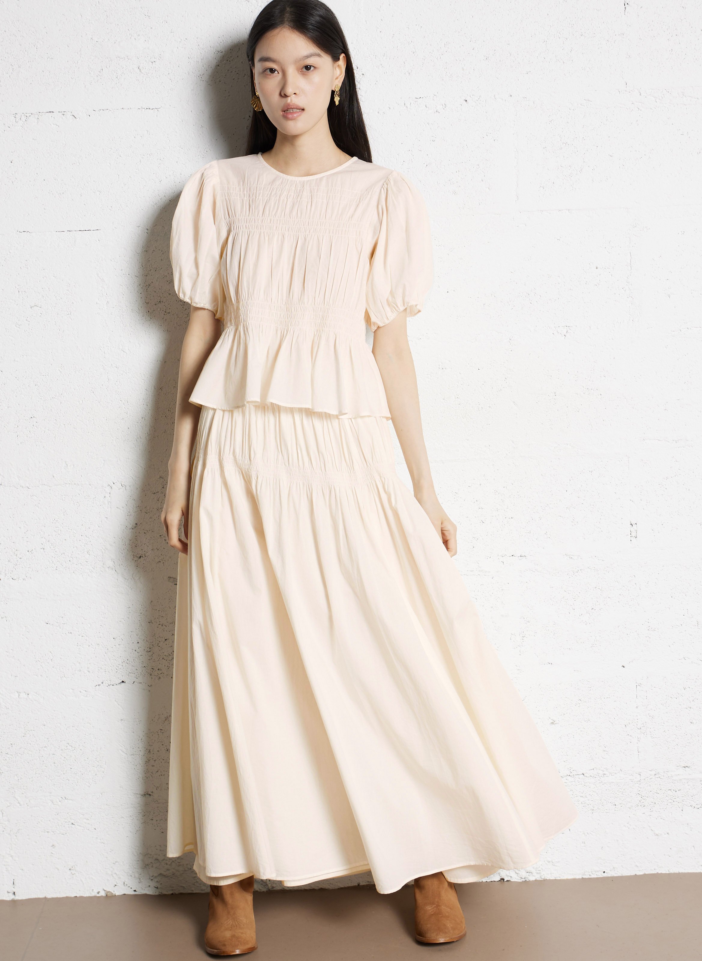 Aimee - Gestreiftes Oberteil ANTIK BATIK Weiss