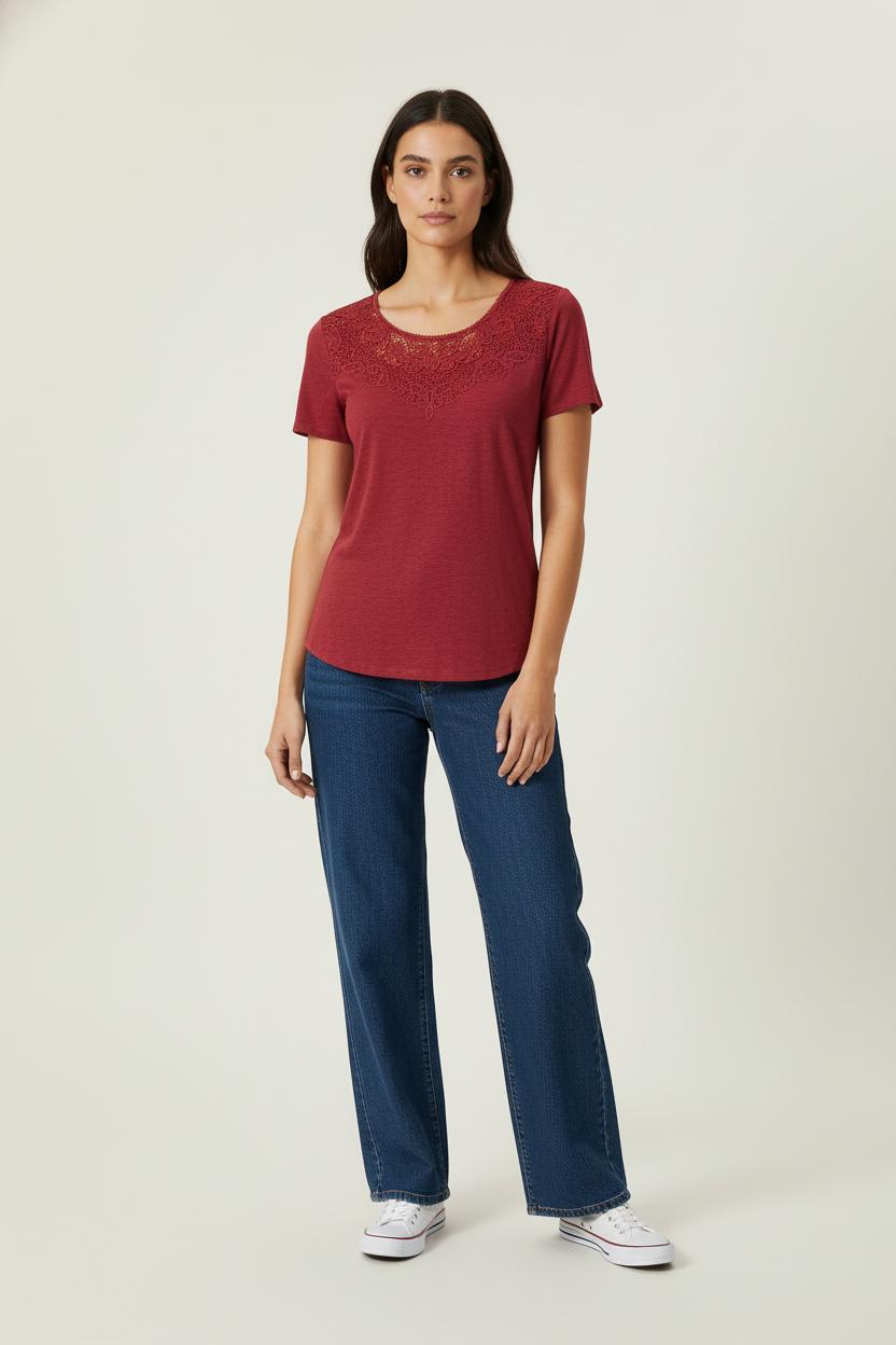 Tommy Badge T-shirt SEZANE - Seconde main Pink