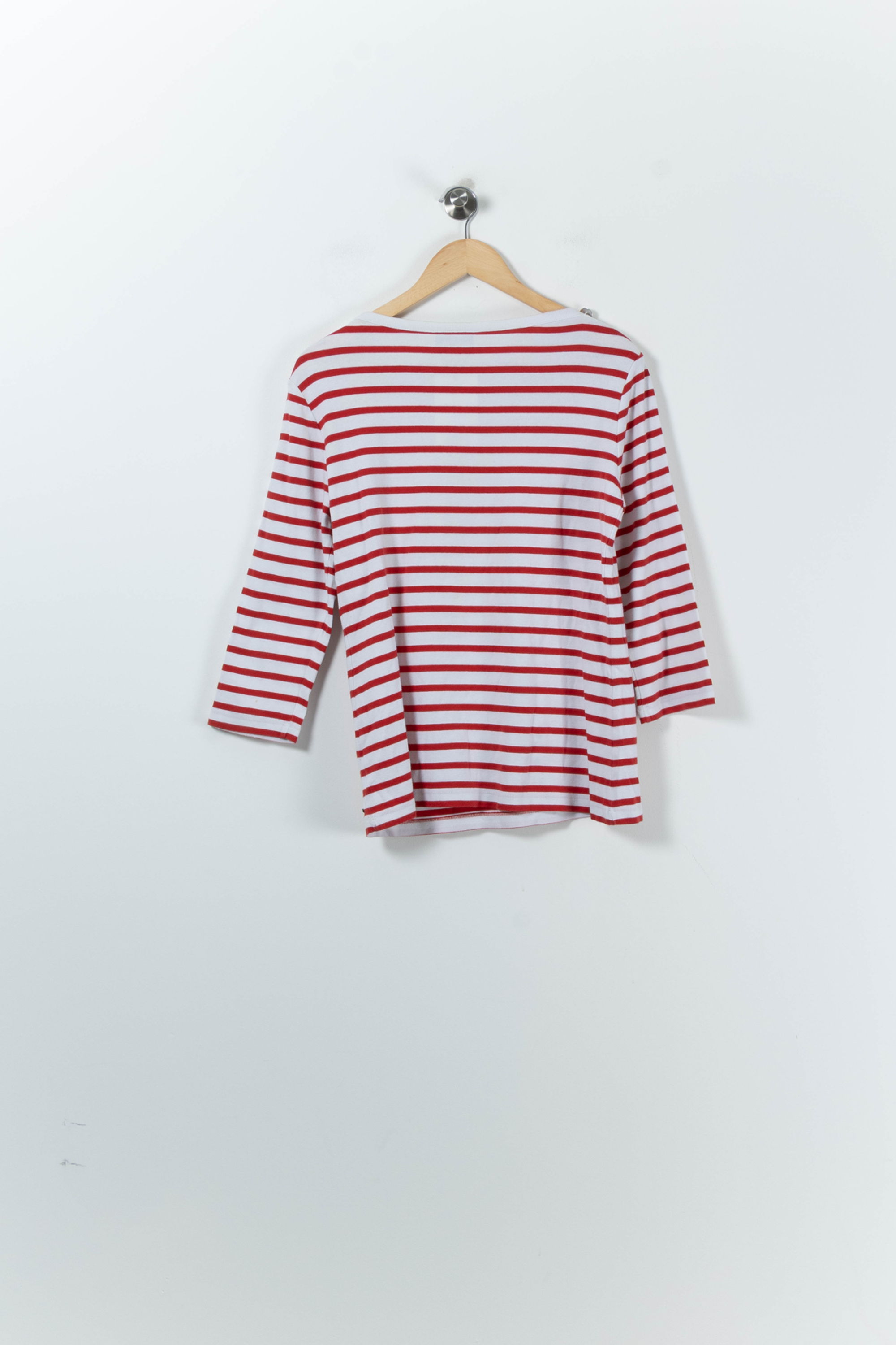 Tommy Badge T-shirt SAINT JAMES - Seconde Main Red