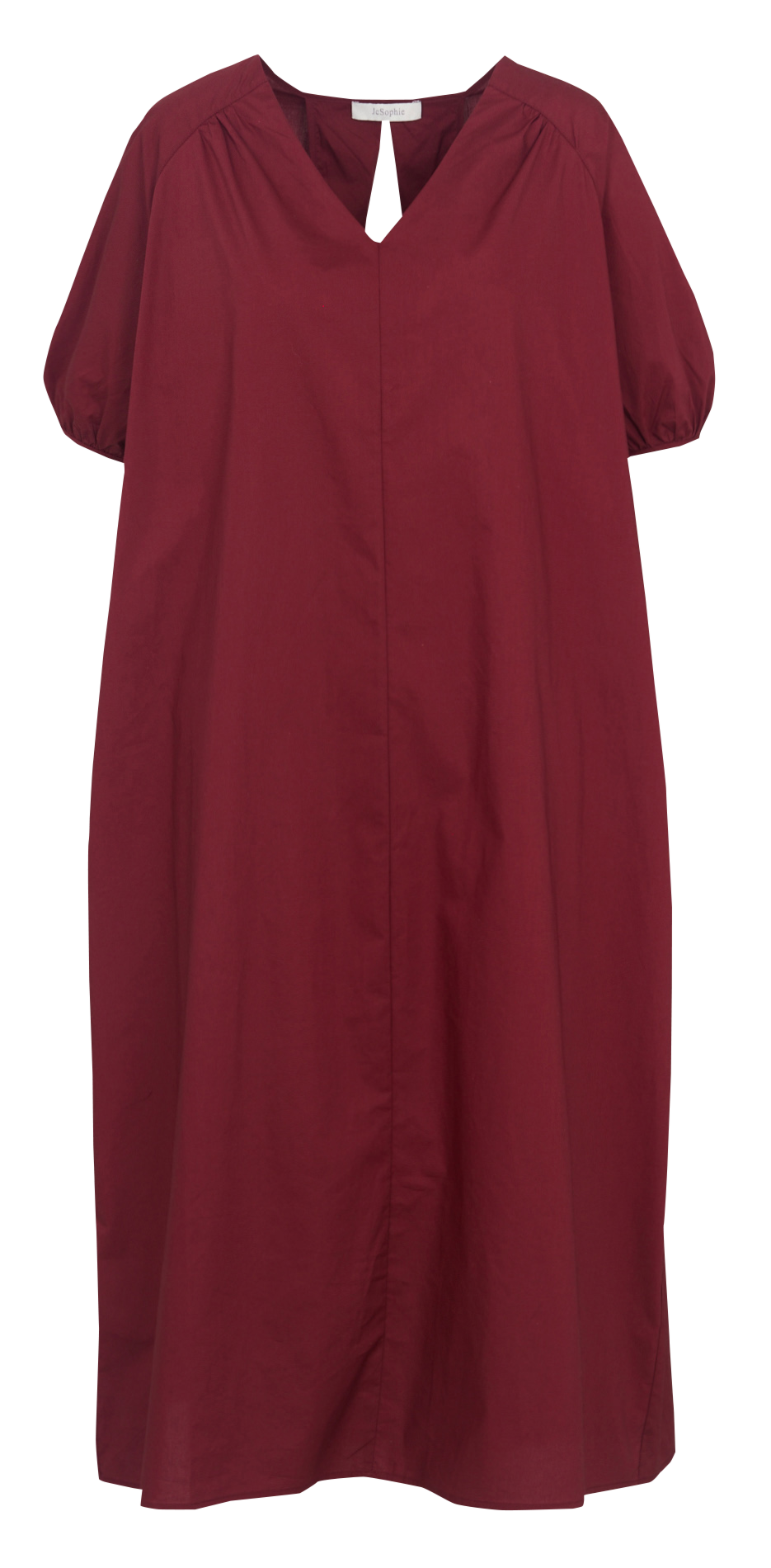 Loose-fit cotton V-neck dress JC SOPHIE