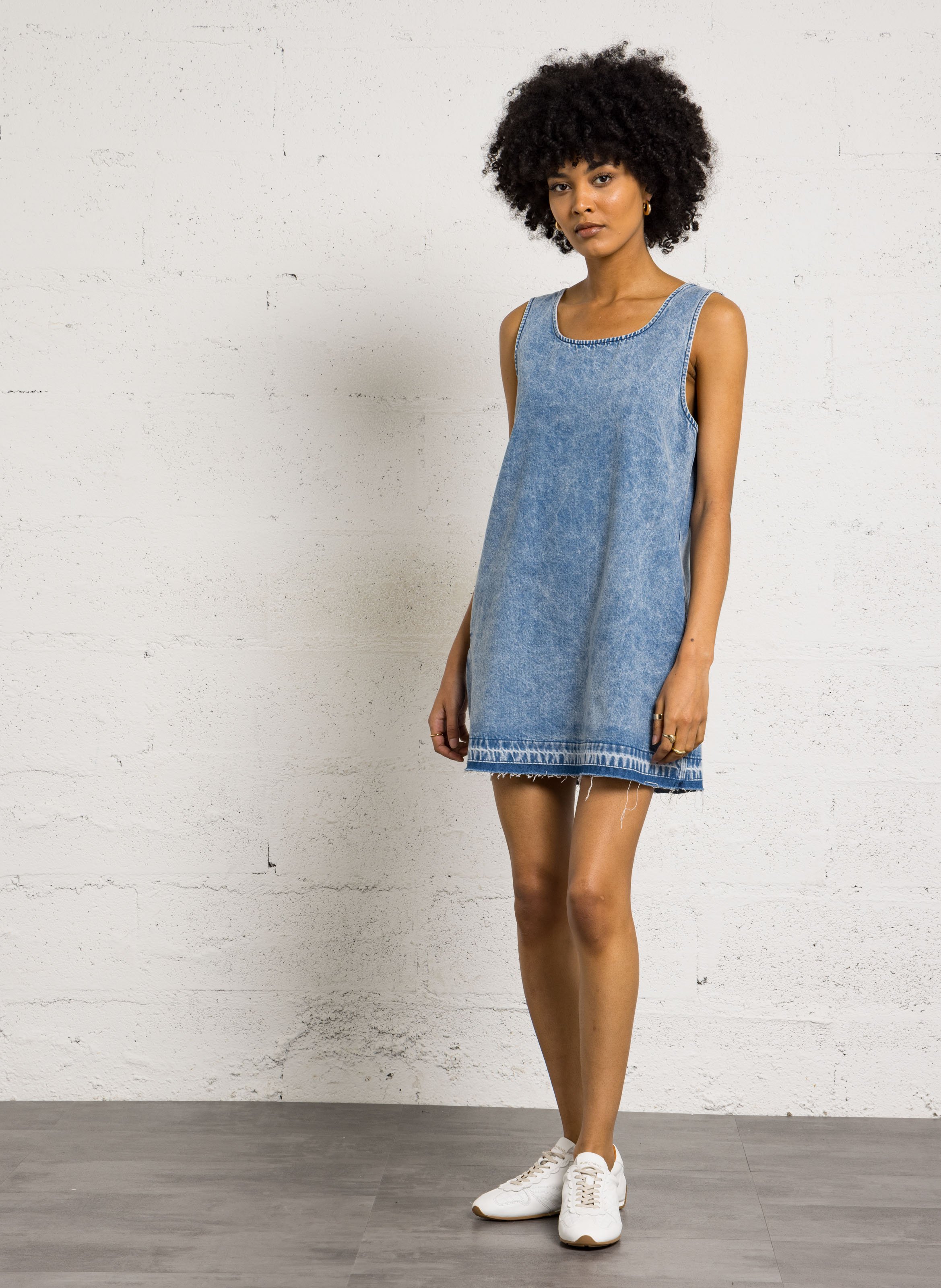 Cotton flared dress BELLEROSE Pink