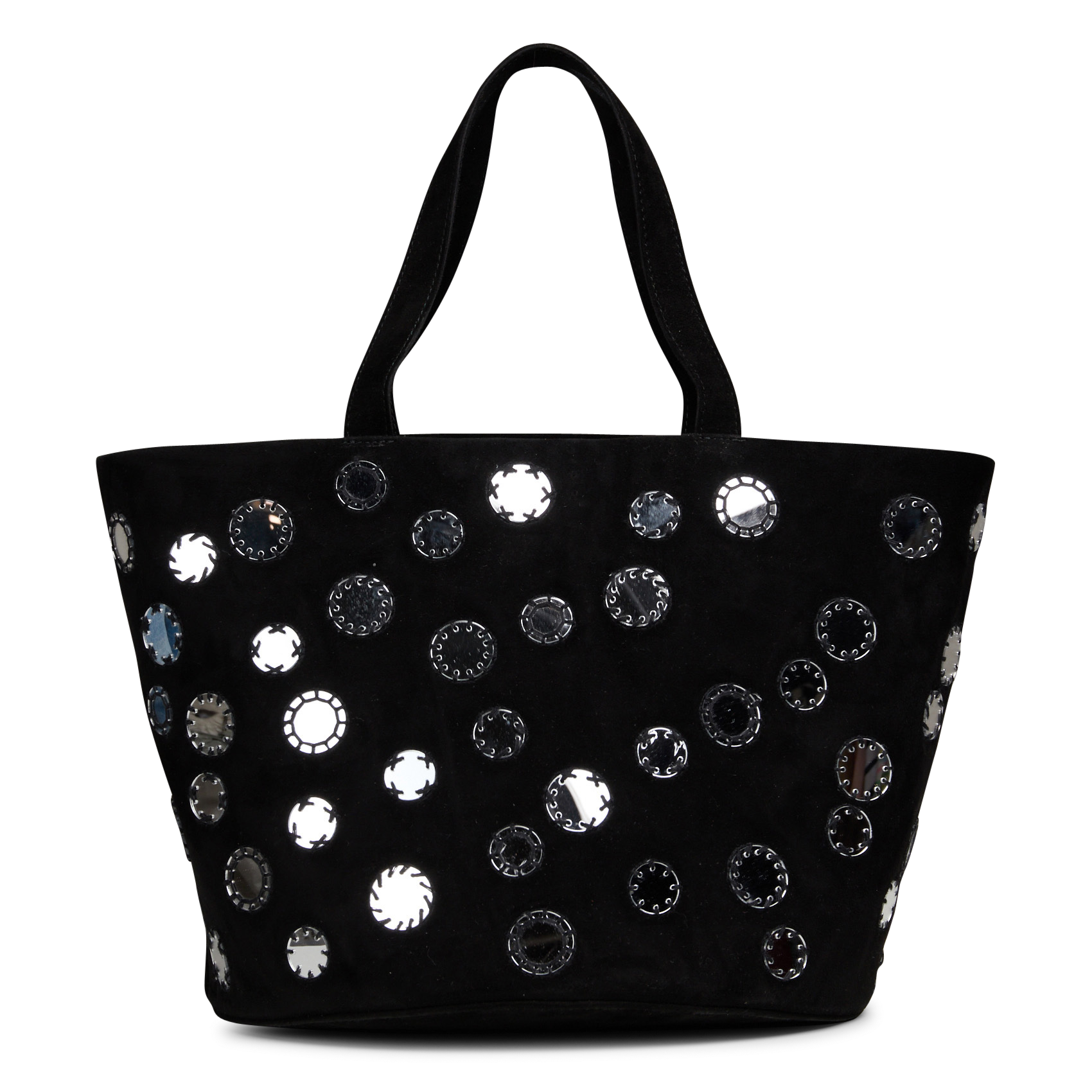 Leather tote bag LAURENCE BRAS Black