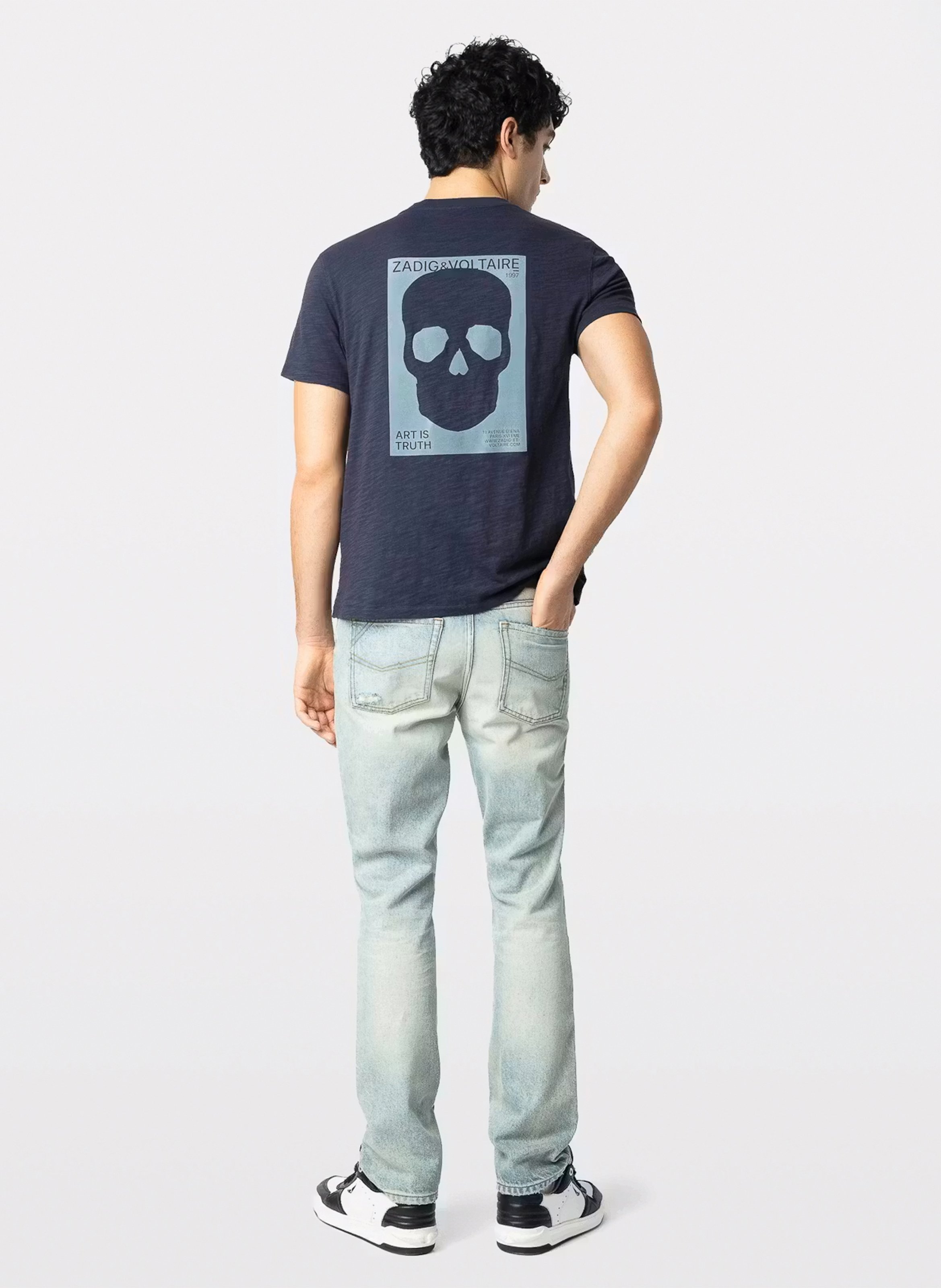 Jean droit en coton mélangé ZADIG&VOLTAIRE Bleu