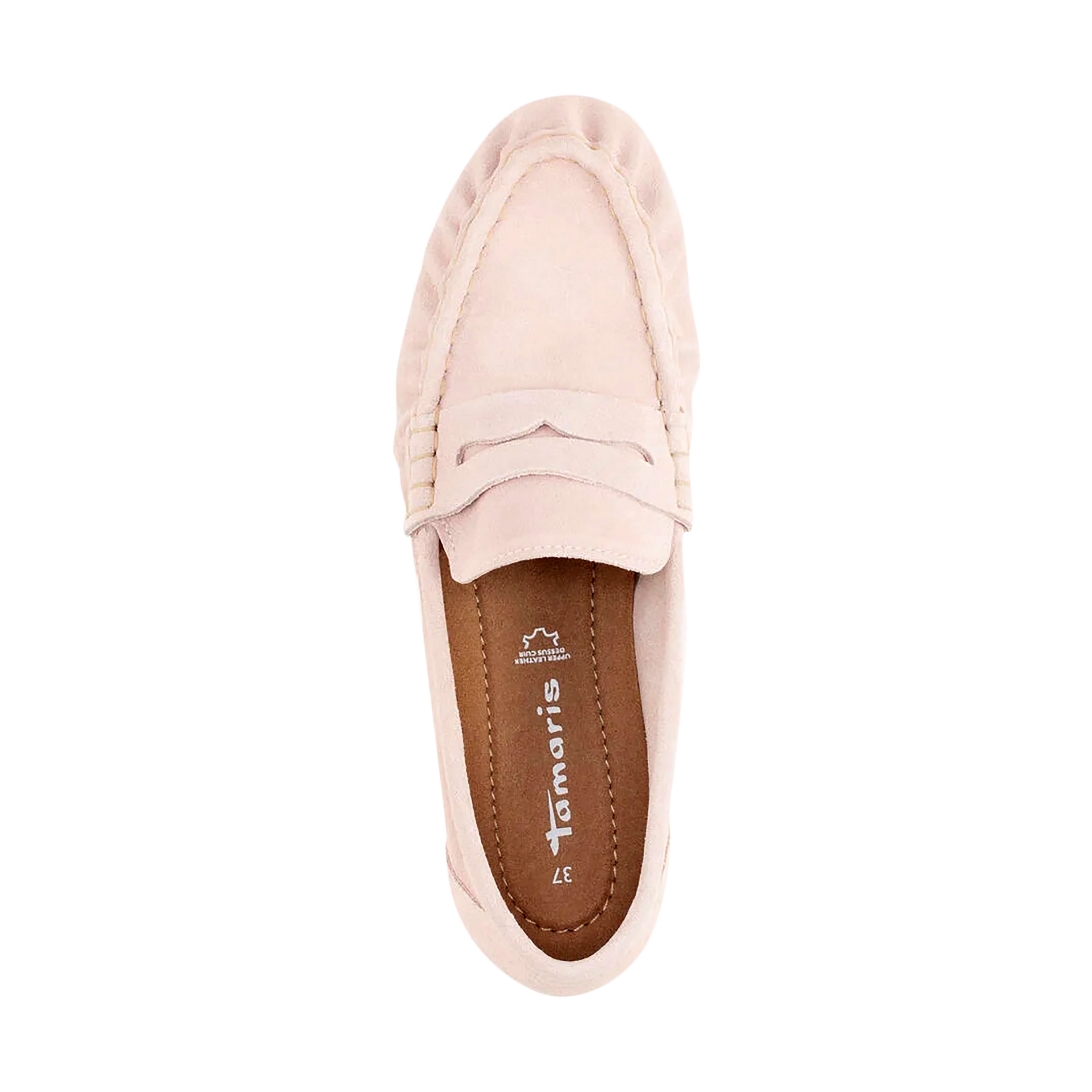 Mocassin cuir TAMARIS Rose