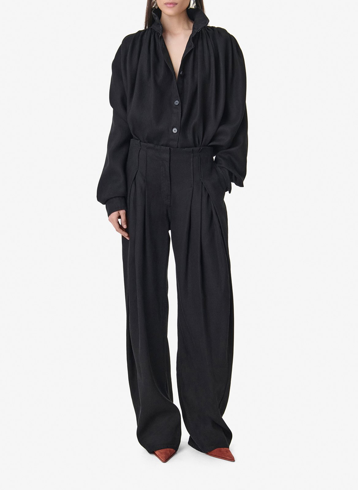 High-neck shirt  IRO Black