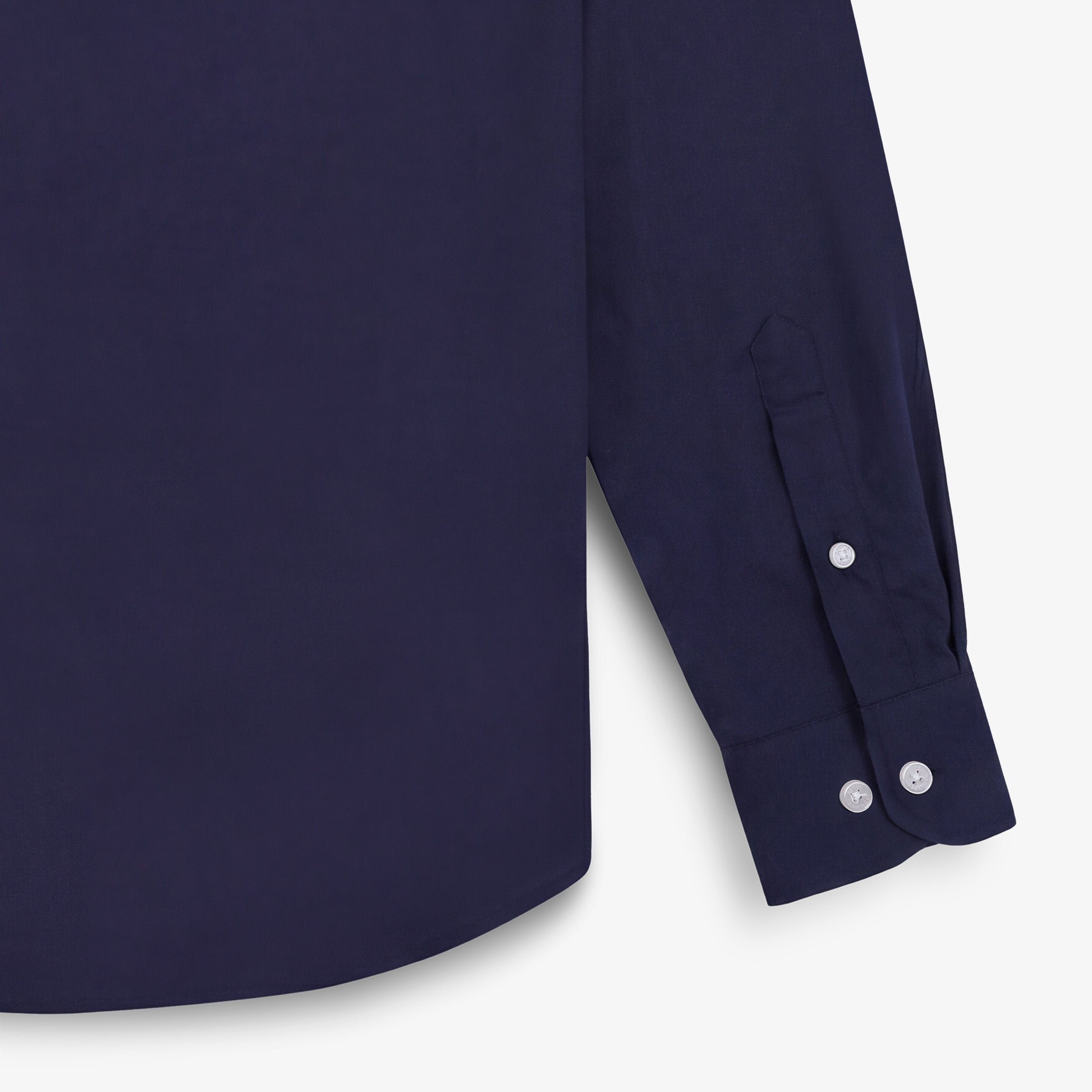Chemises manches longues en coton avec poche poitrine bleu marine SERGE BLANCO Bleu