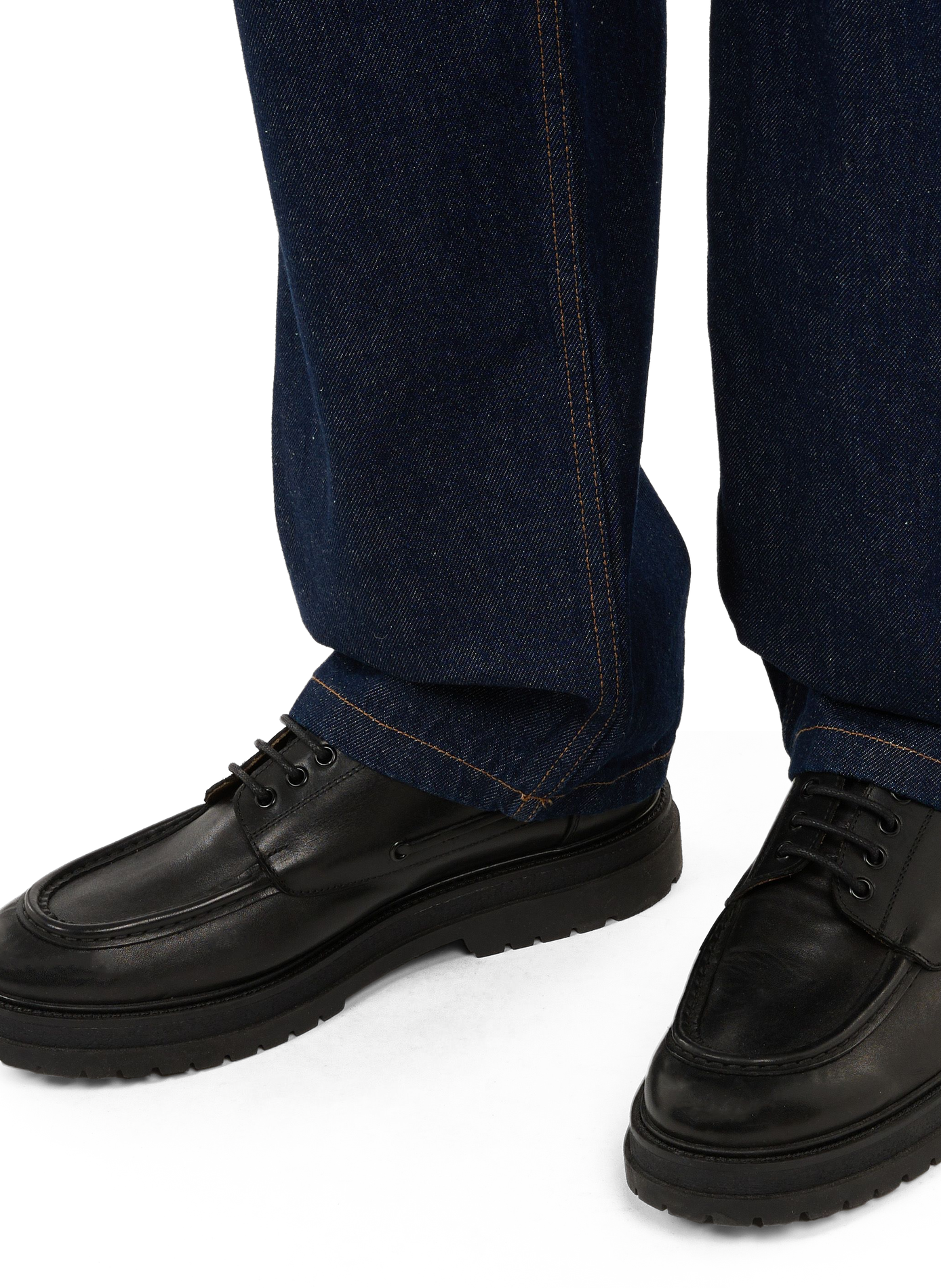 Veal leather Barca derbies SAISON 1865 Black