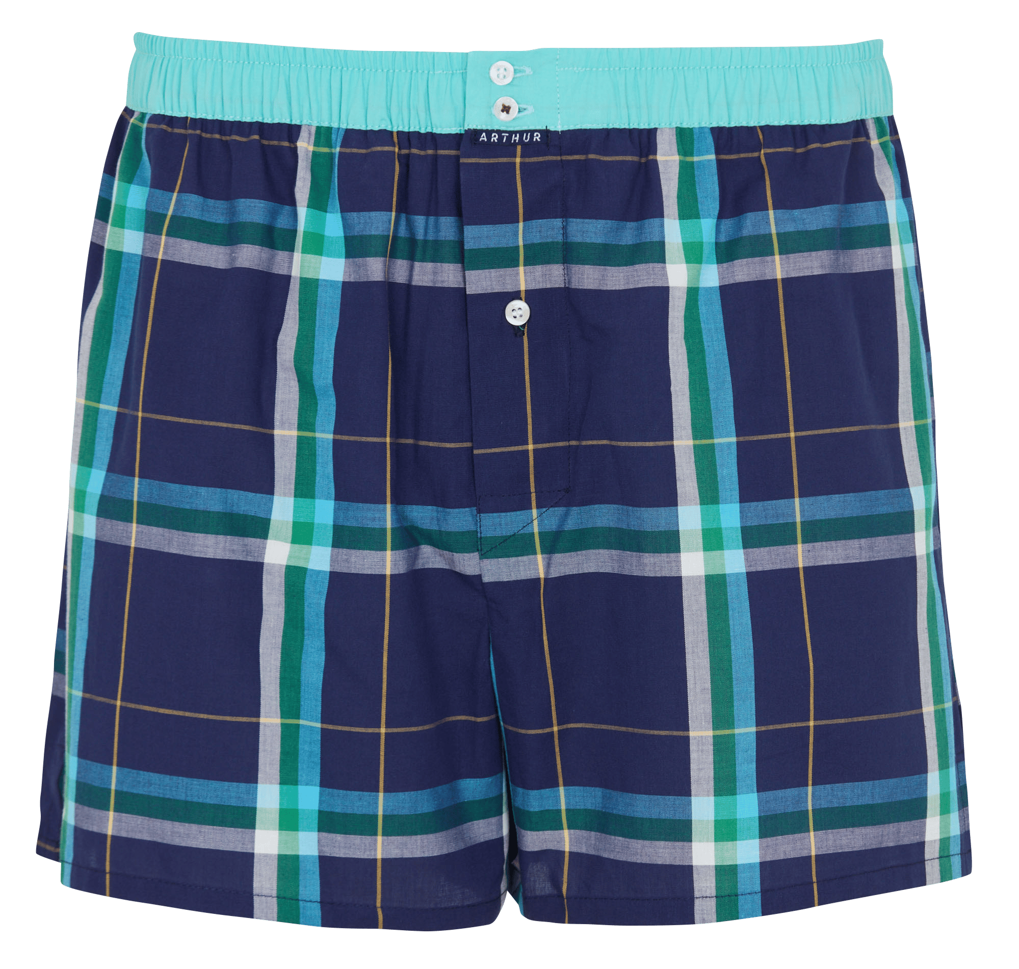 Baumwoll-Boxershorts ARTHUR Blau