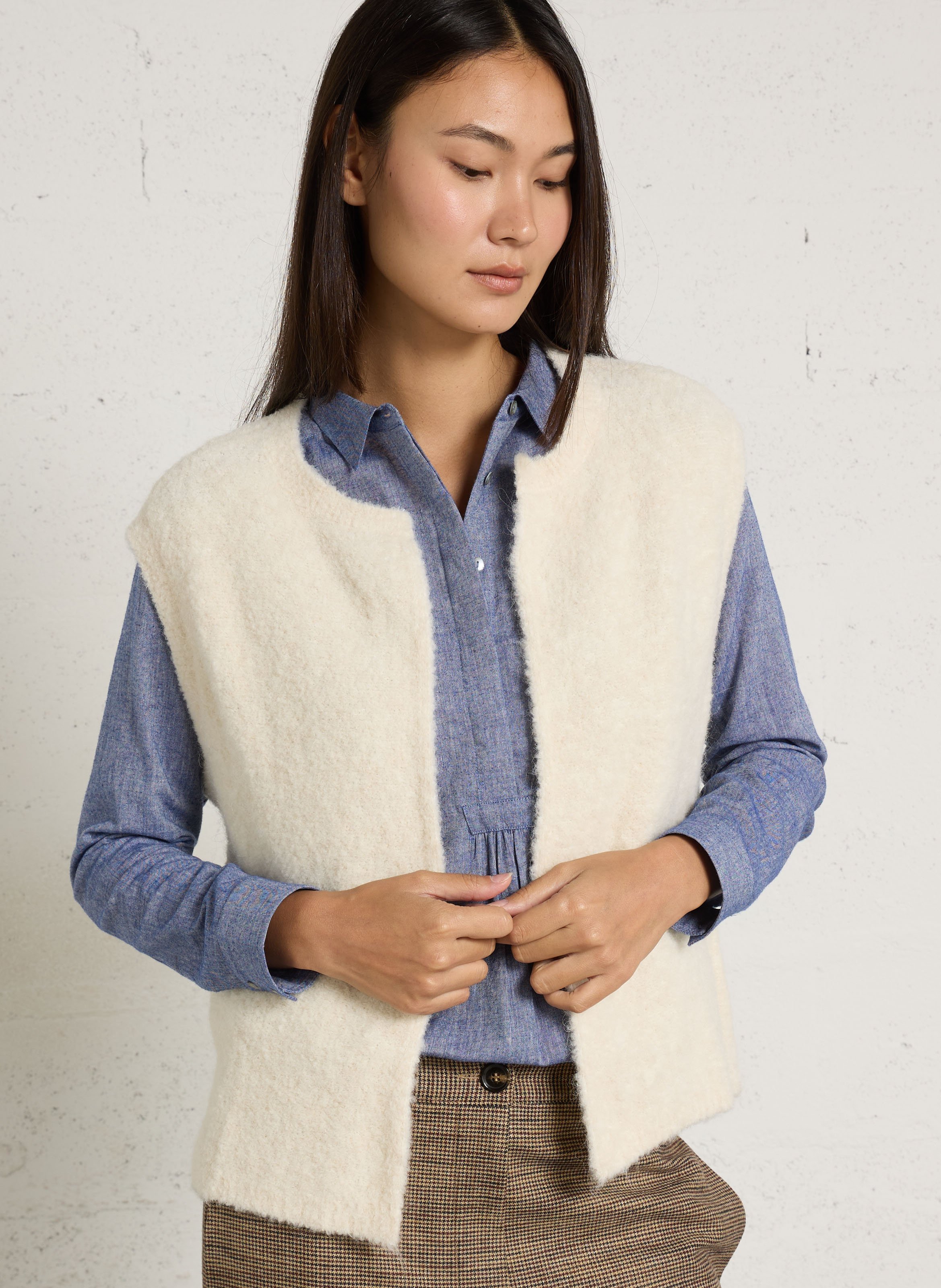 Gilet sans manches droit DES PETITS HAUTS