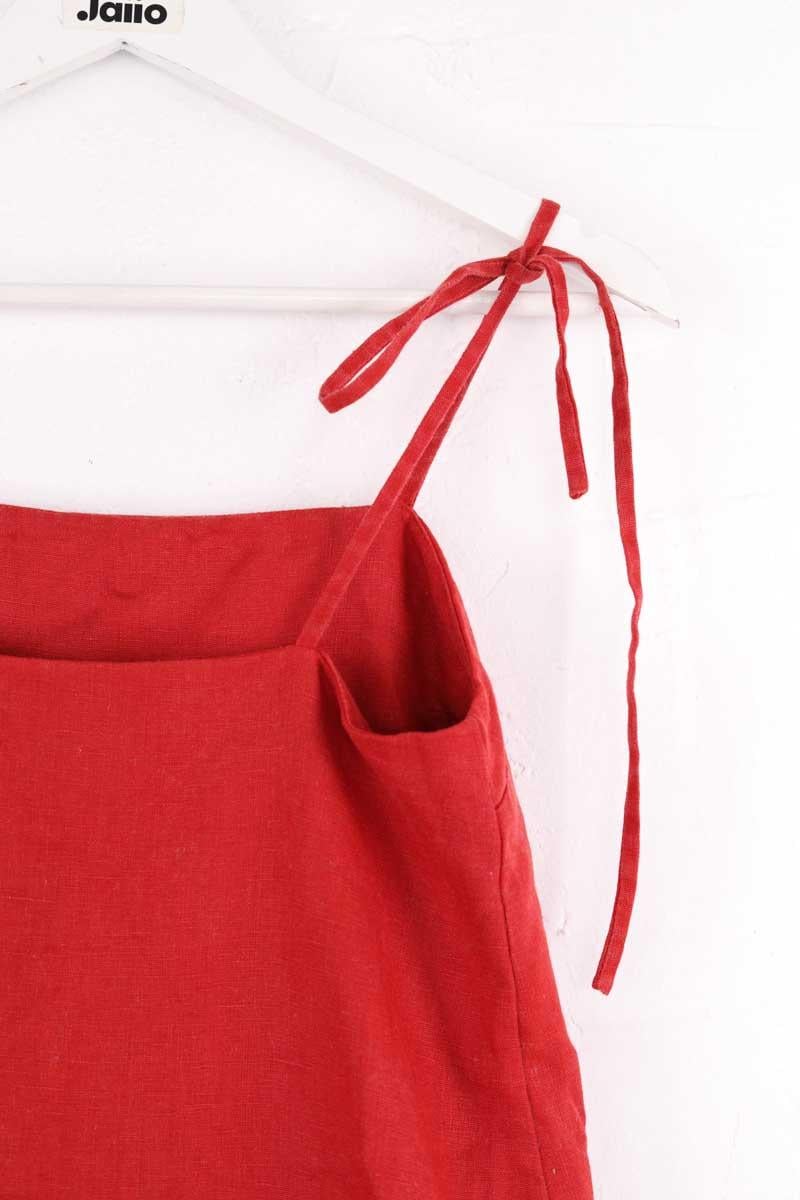 Top sans manche REFORMATION - Seconde Main Rouge