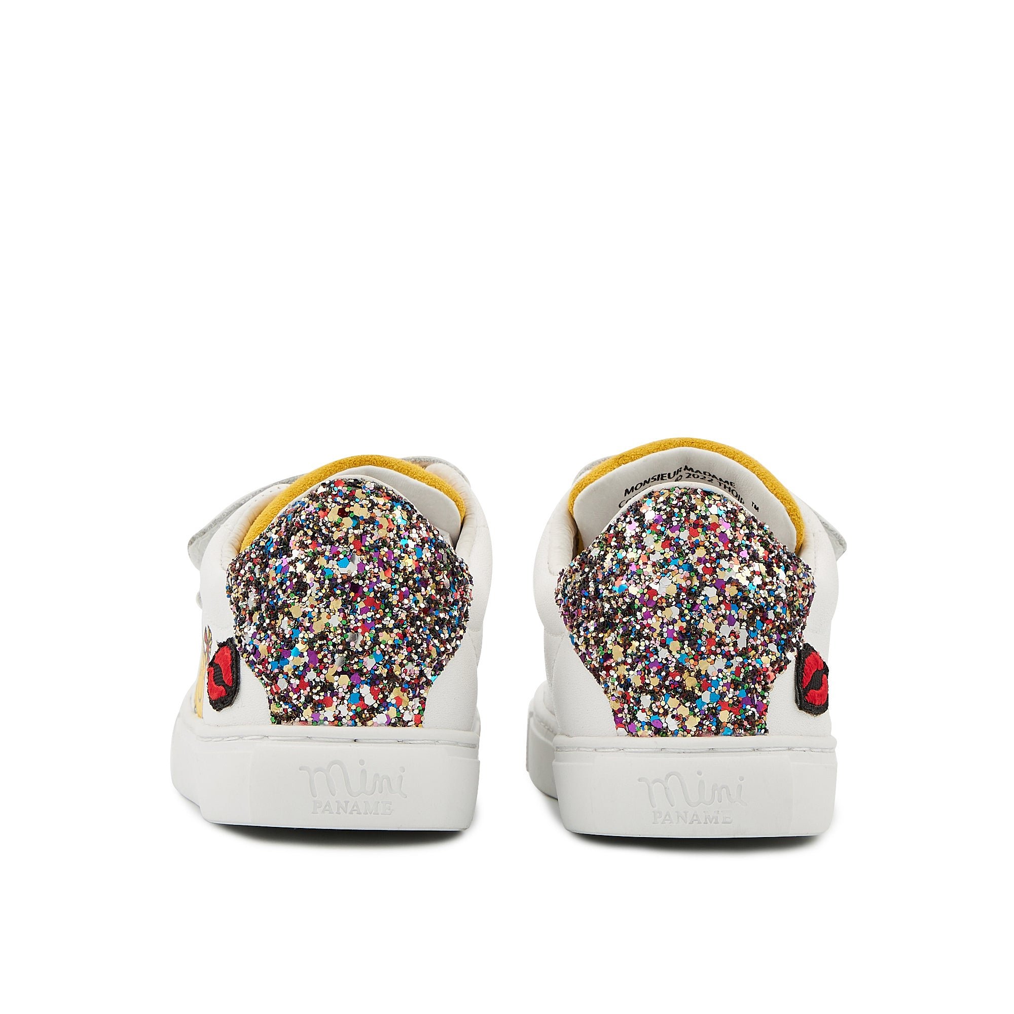 Leather sneakers BONS BAISERS PARIS White