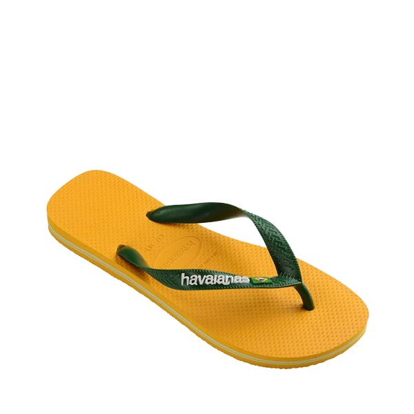 Havaianas brasil logo flip-Flops Yellow Havaianas Men Place