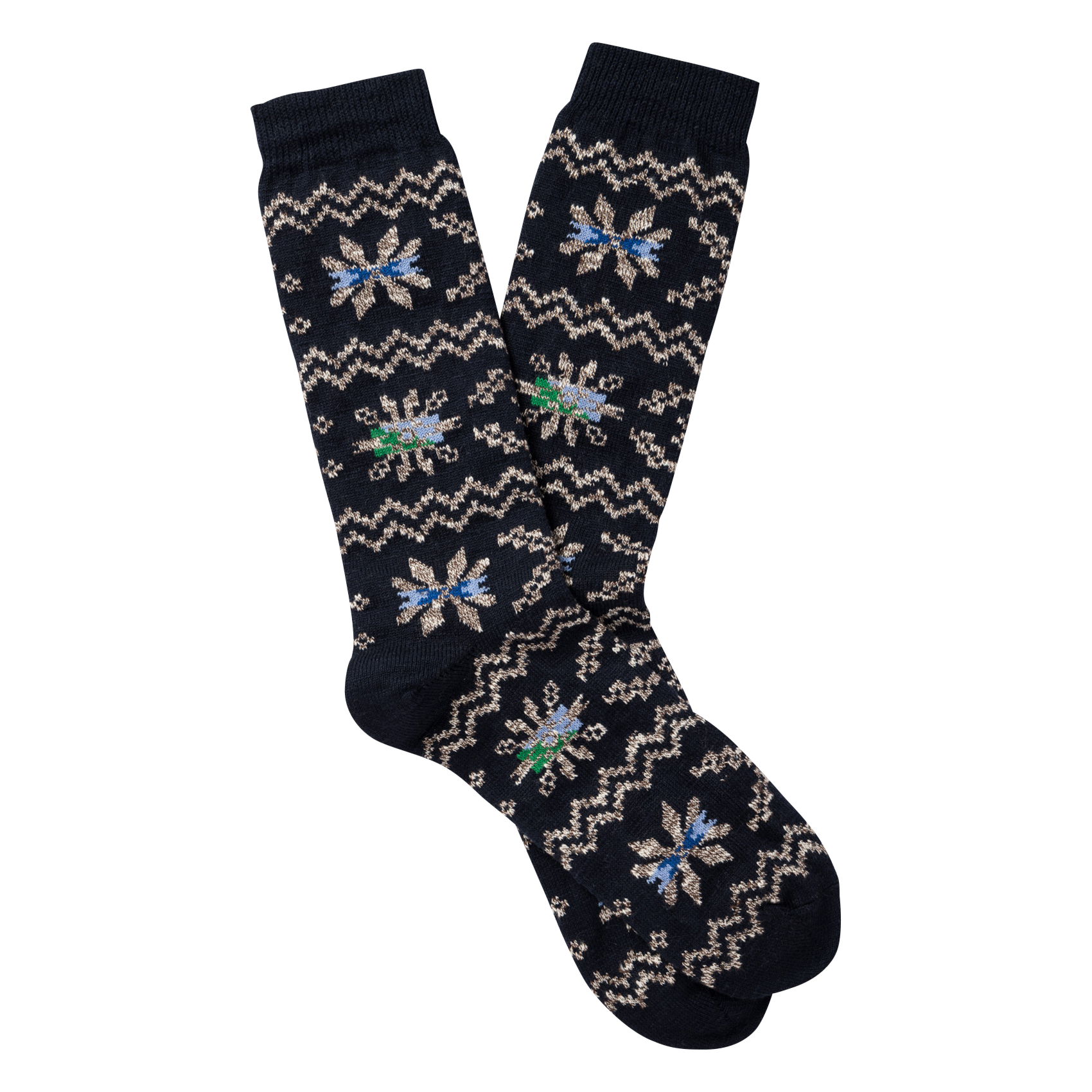 Cotton socks with logo ROYALTIES Blue