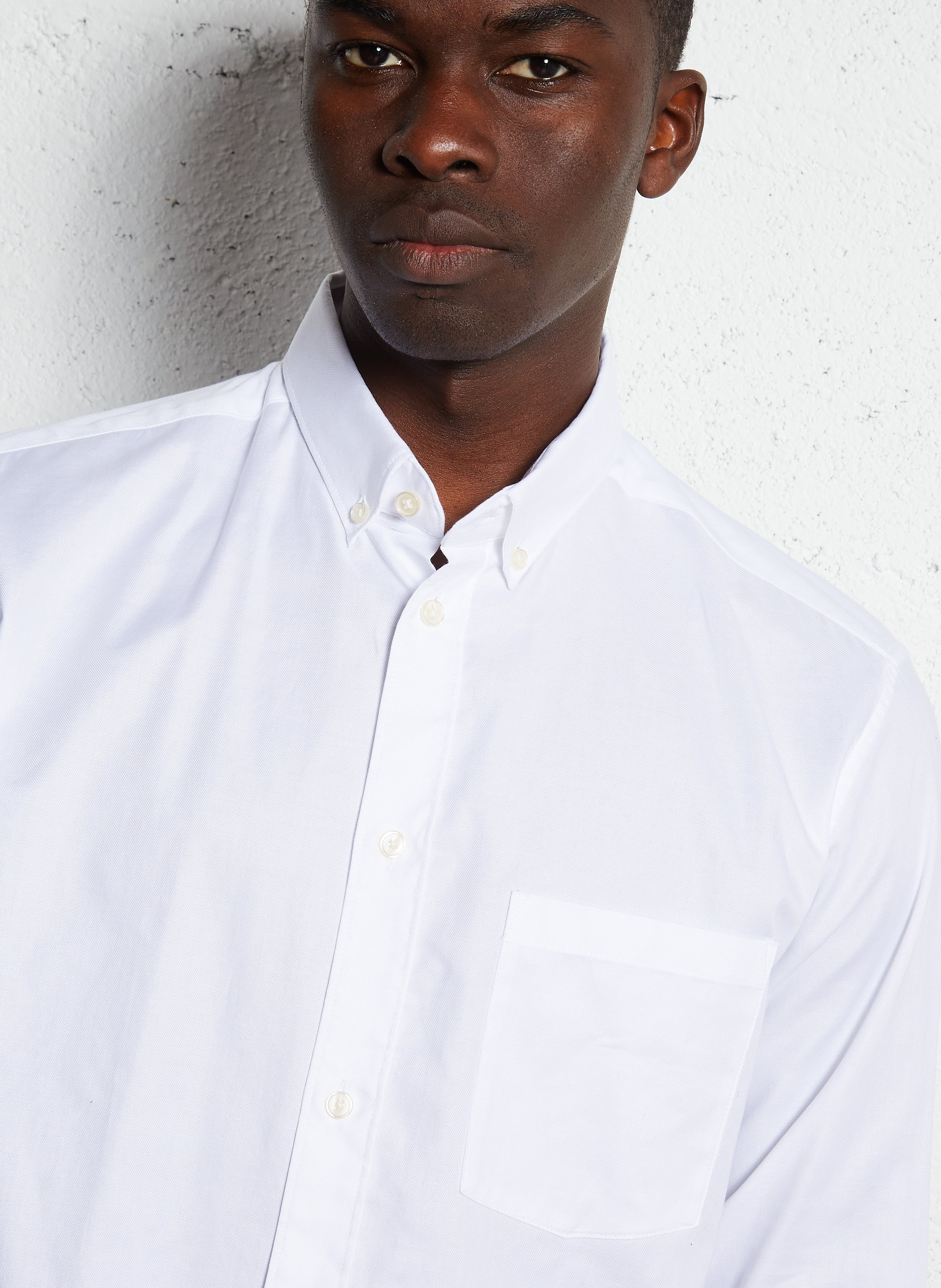 Dakota regular-fit cotton shirt AU PRINTEMPS PARIS White