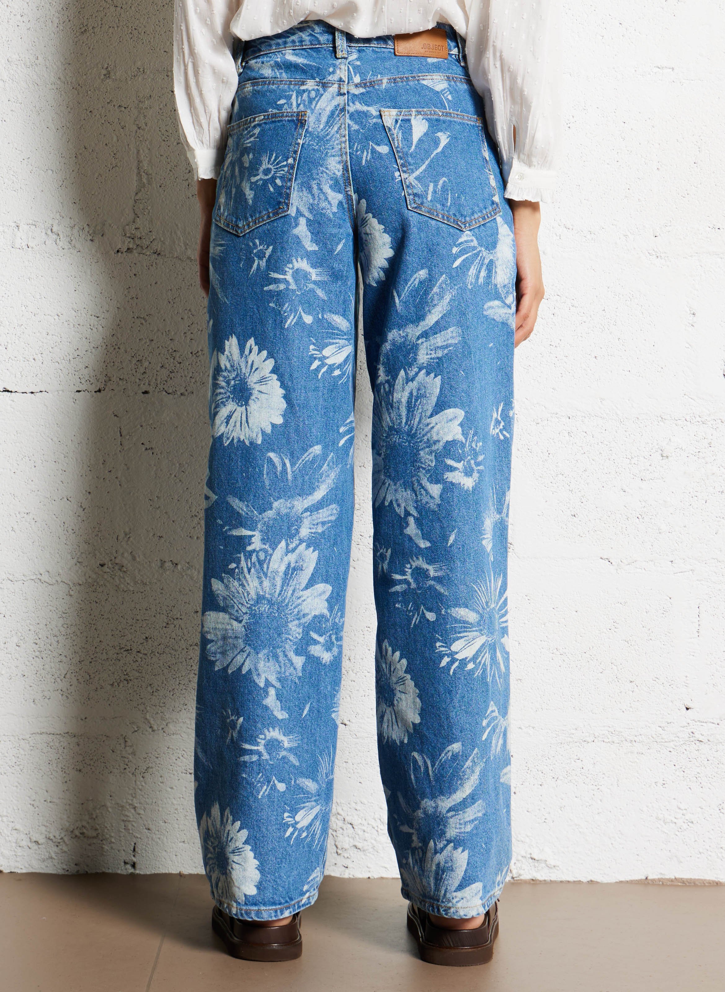High-rise jeans OBJECT Blue