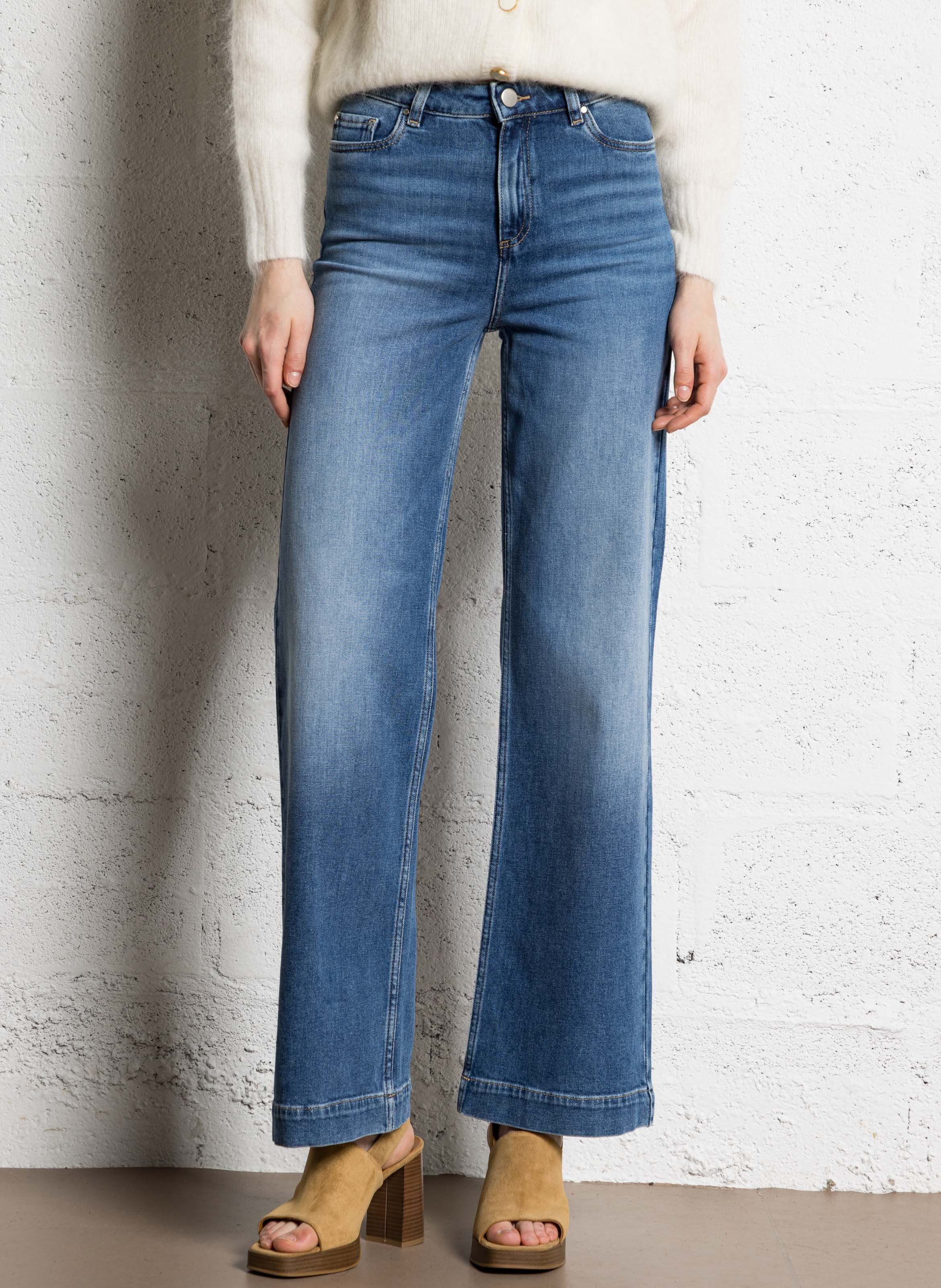 High-rise jeans MAISON 123 Blue