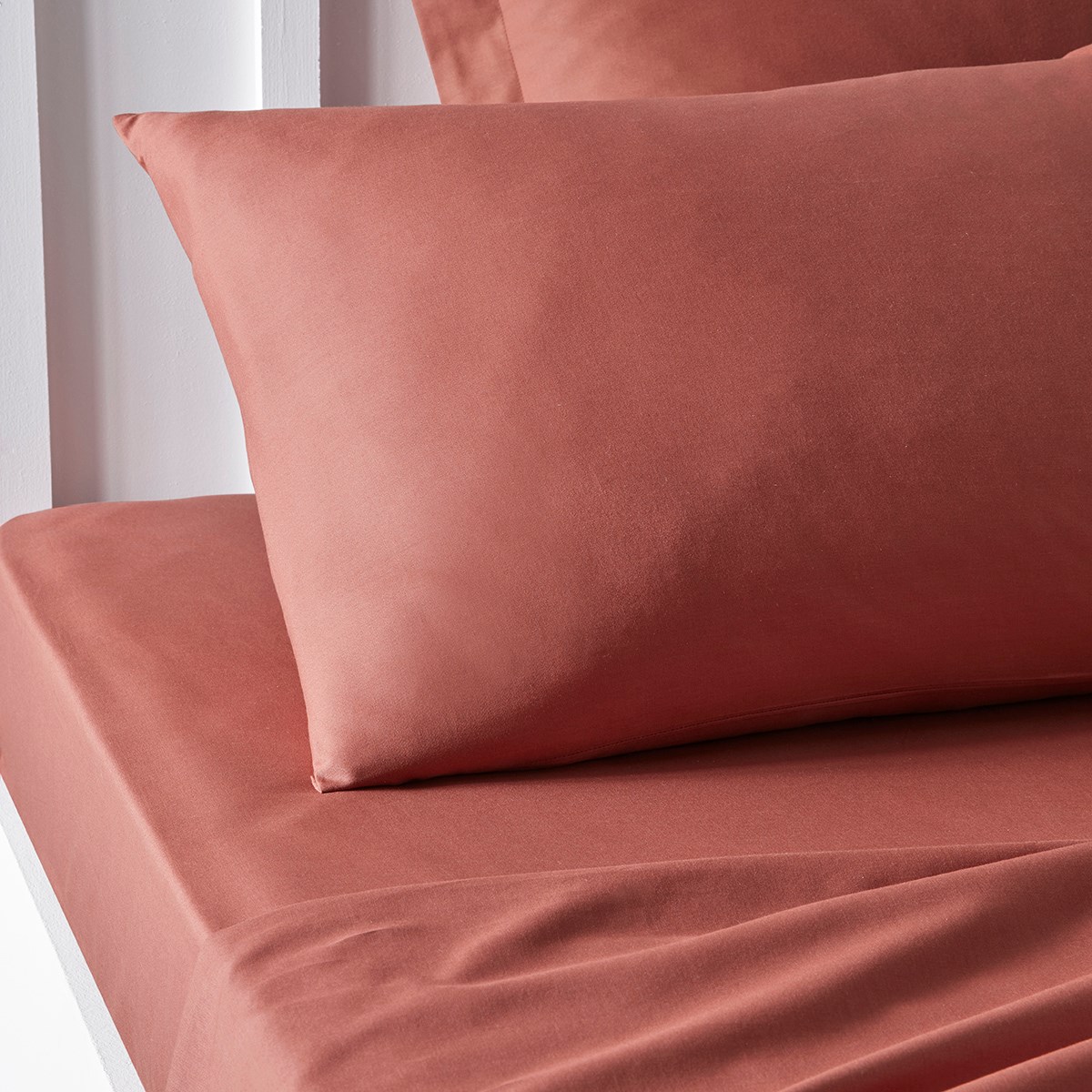 Cotton pillowcase TODAY LINGE DE MAISON Red