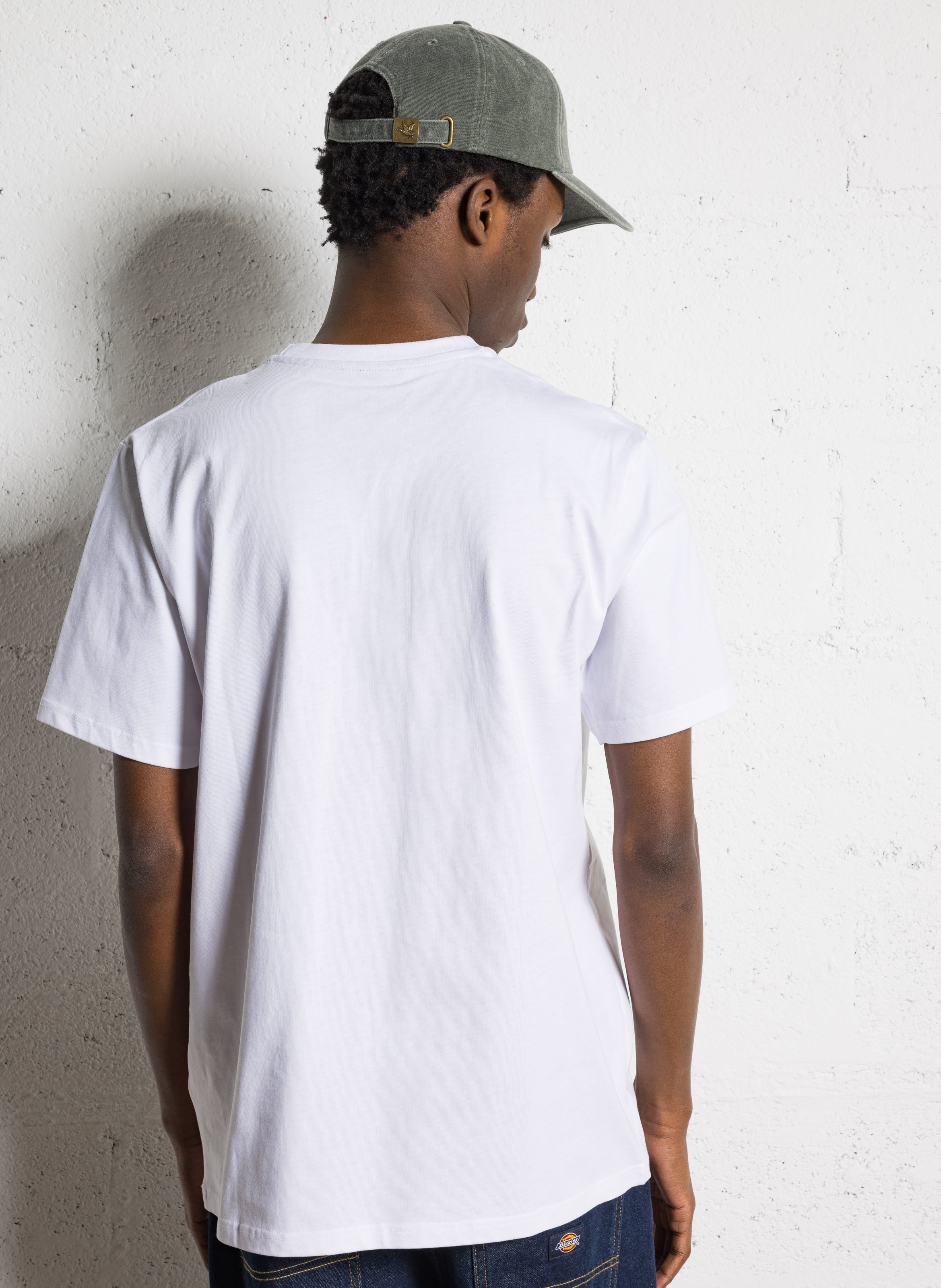Straight screen-printed cotton T-shirt CHEVIGNON White