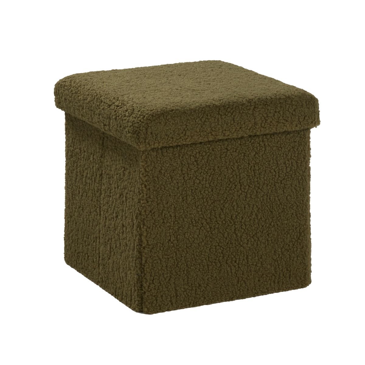 Square storage ottoman FACTORY Green