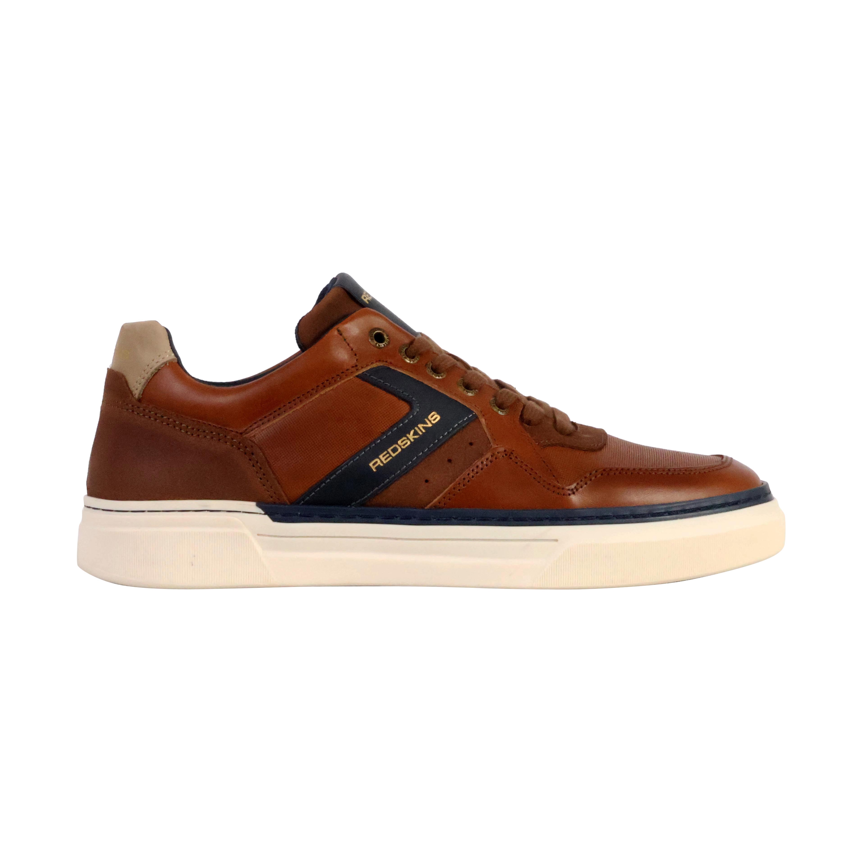 Leather sneakers lermi REDSKINS Brown