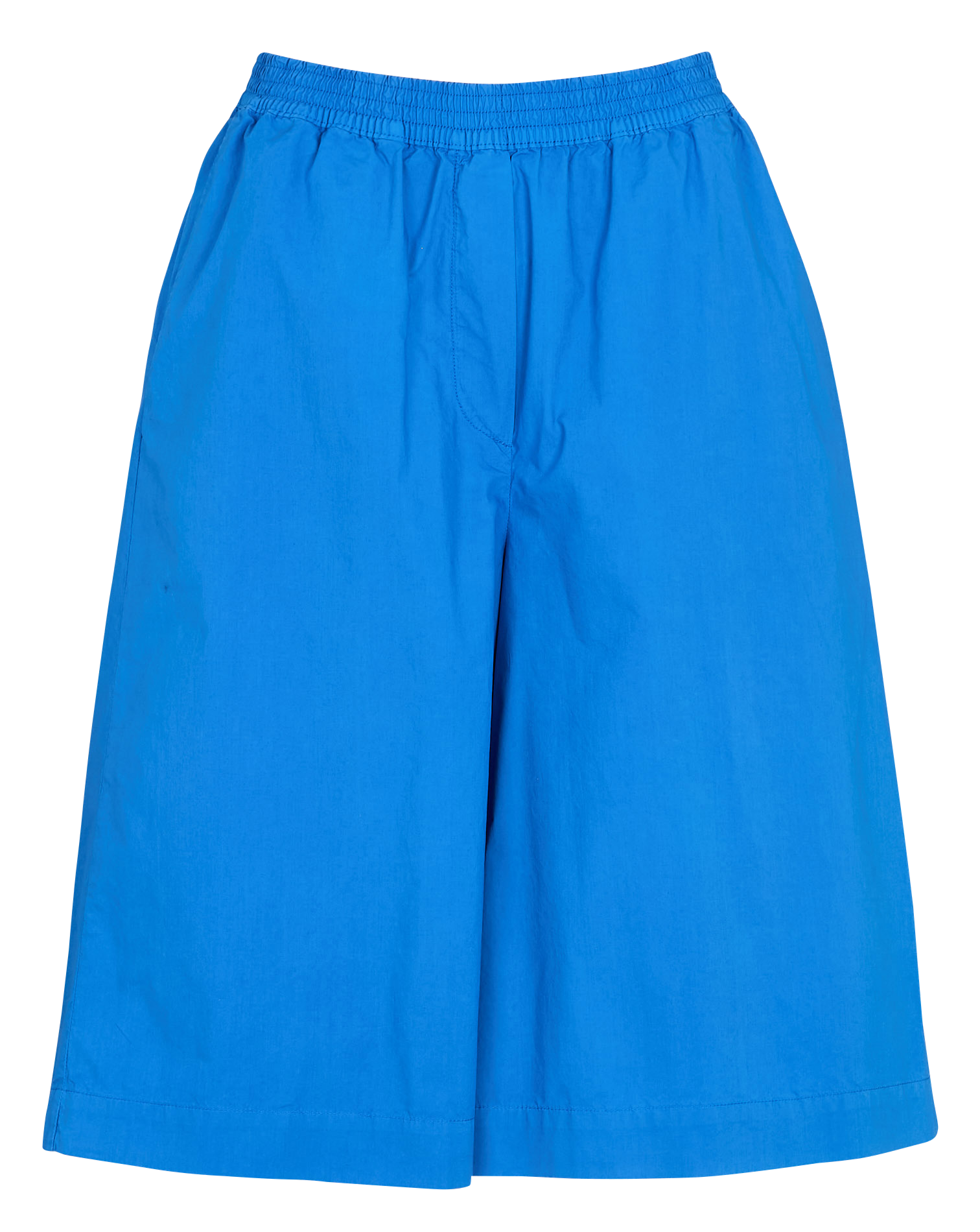 Bermuda droit en coton bio RUE DE TOKYO Bleu