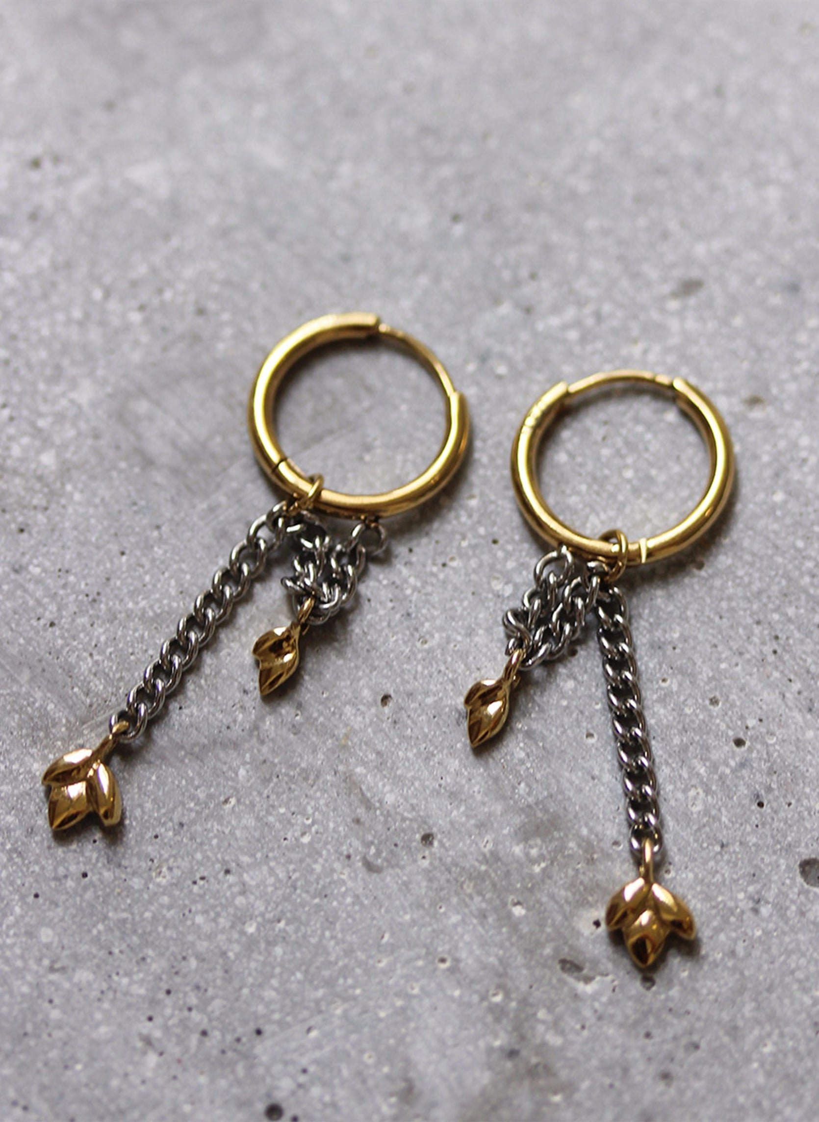 Astrée dangling earrings Silver