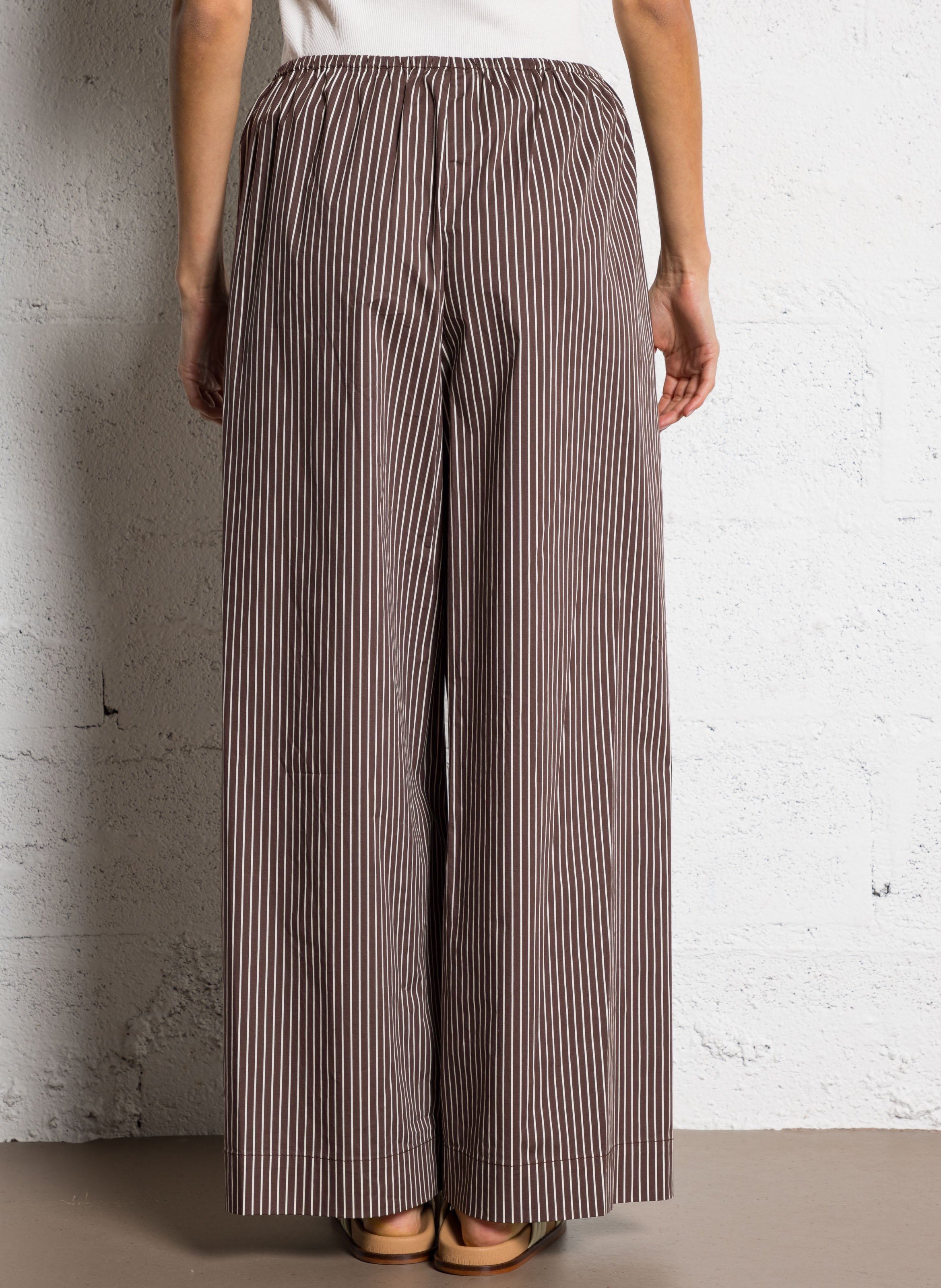 Straight striped trousers  STAUD Multicolored